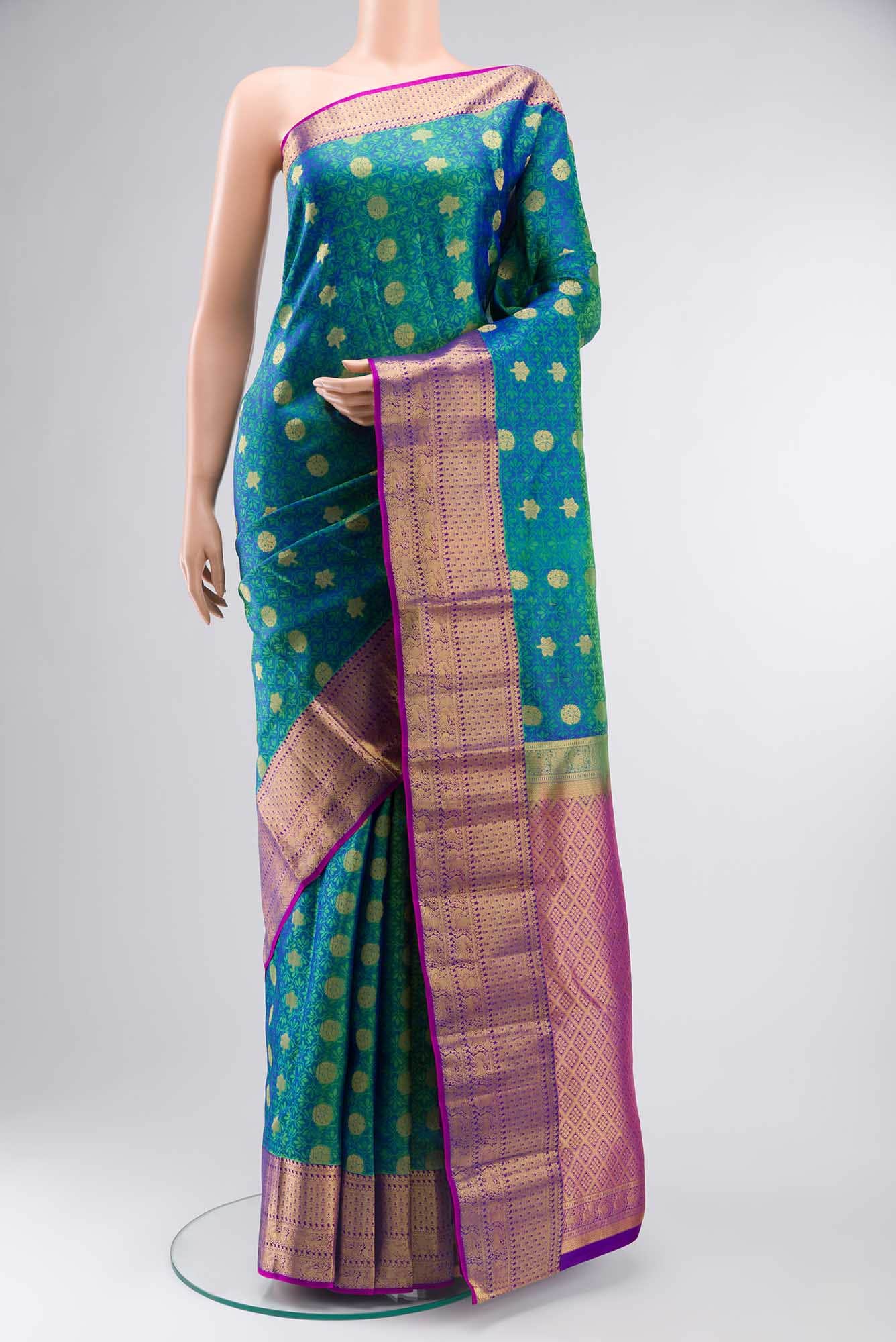 Green Kanchipuram Silk Saree
