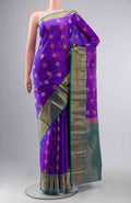 Purple Kanchipuram Silk Saree