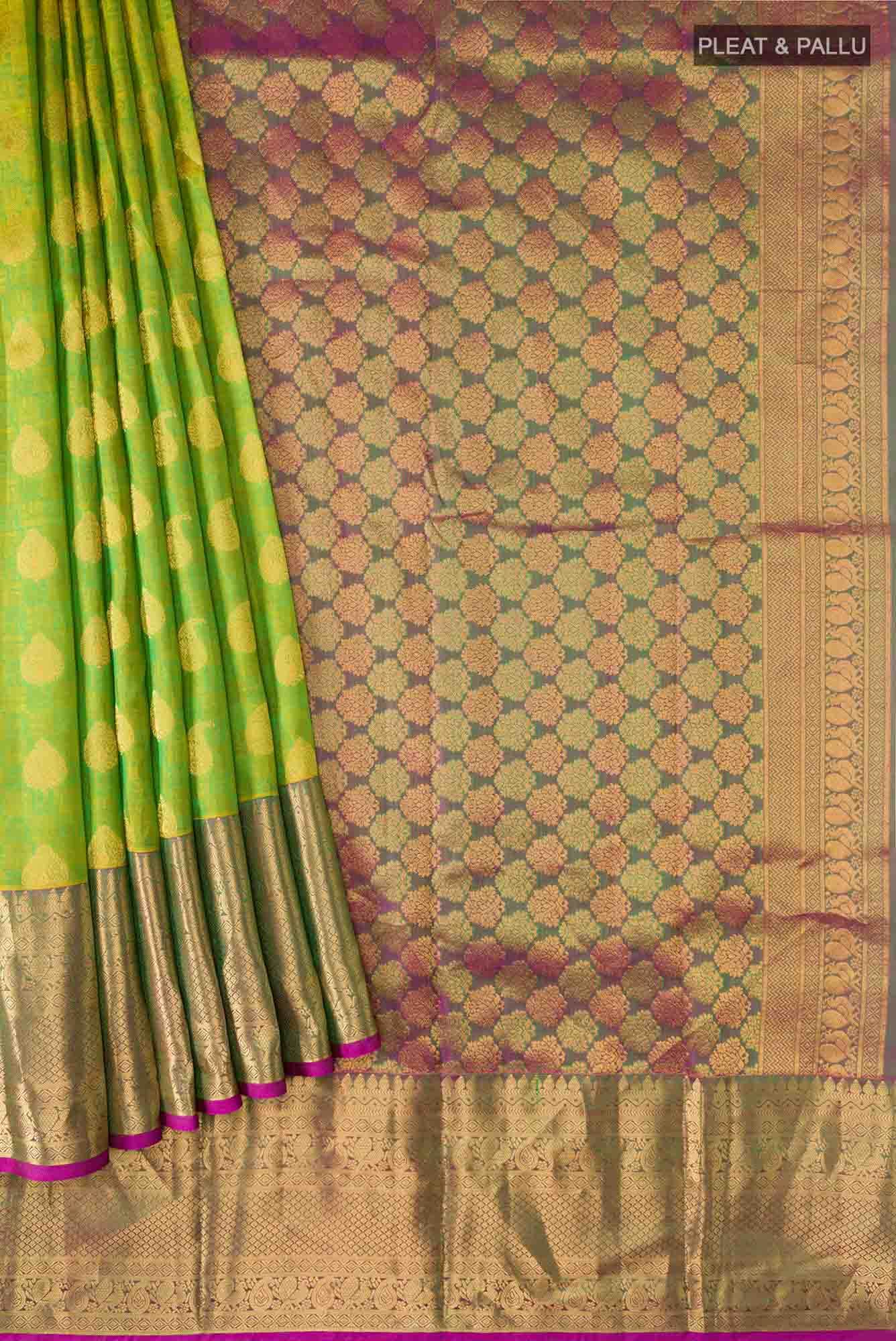 Green Kanchipuram Silk Saree