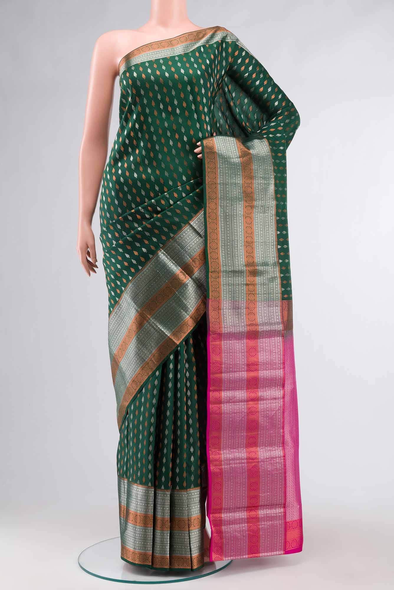 Green Kanchipuram Silk Saree