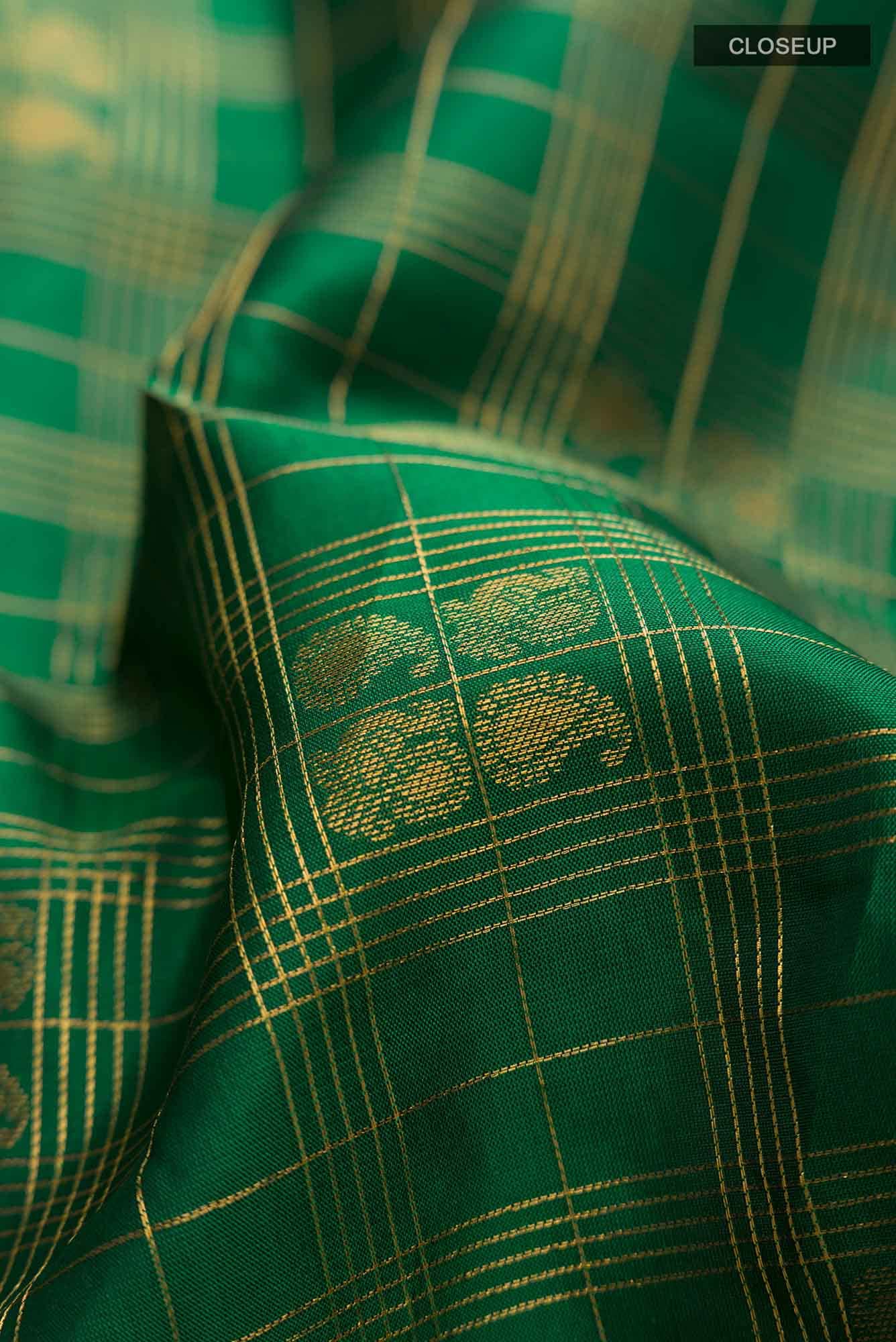 Green Kanchipuram Silk Saree
