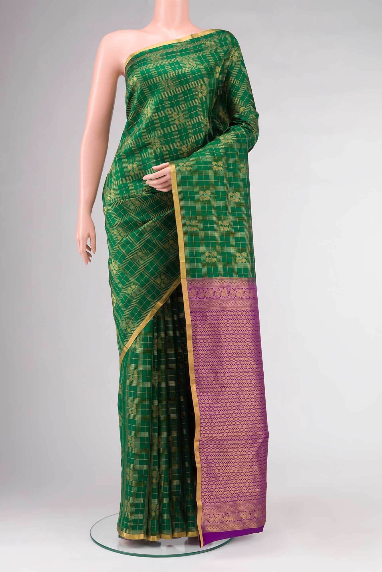 Green Kanchipuram Silk Saree