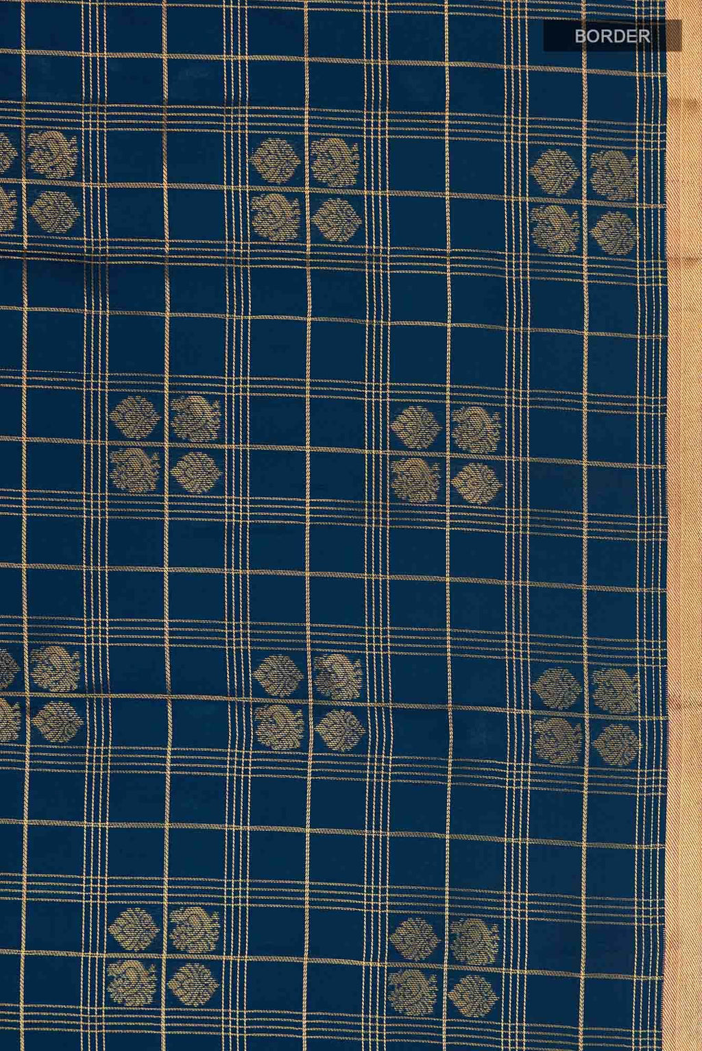 Blue Kanchipuram Silk Saree