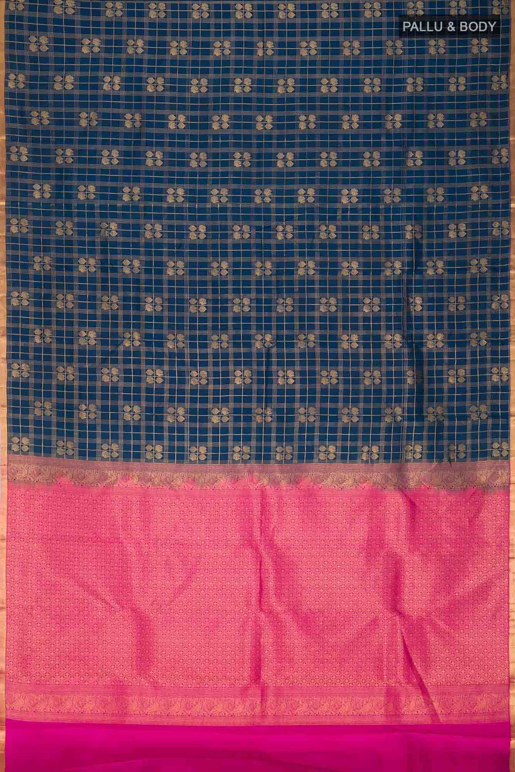 Blue Kanchipuram Silk Saree