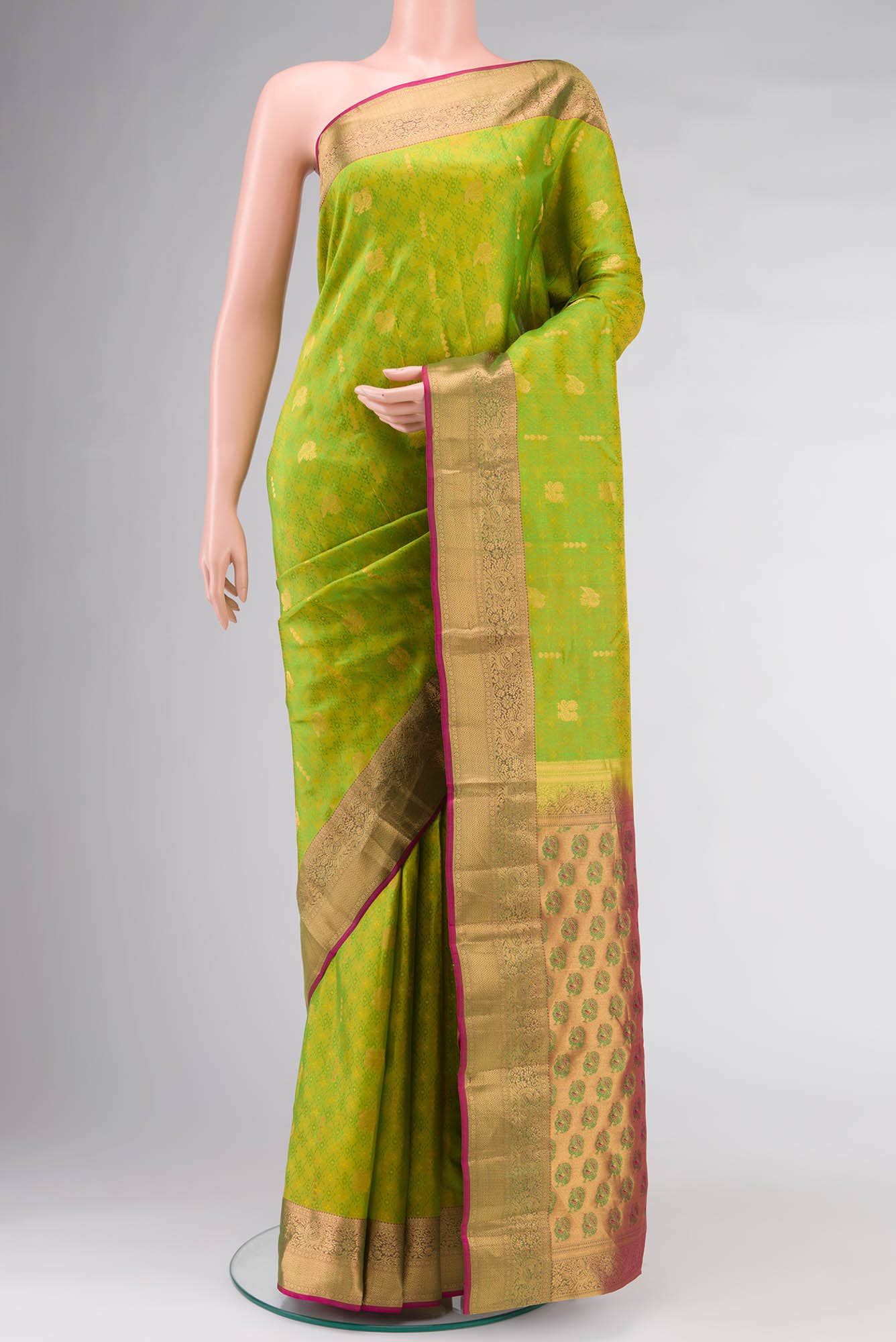 Green Kanchipuram Silk Saree