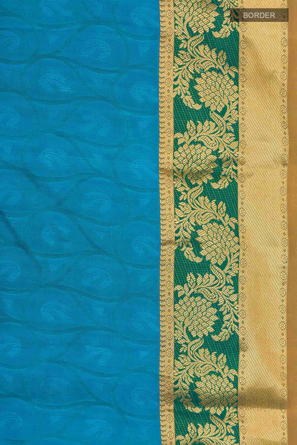 Blue Kanchipuram Silk Saree