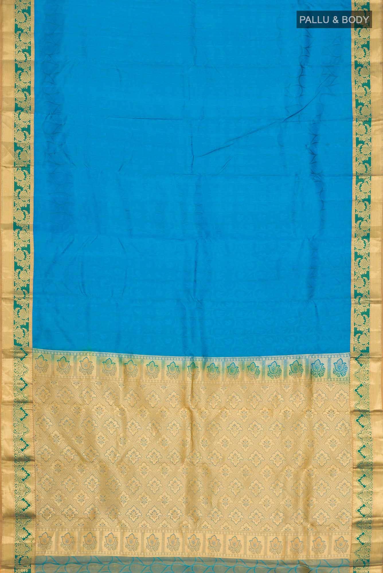 Blue Kanchipuram Silk Saree