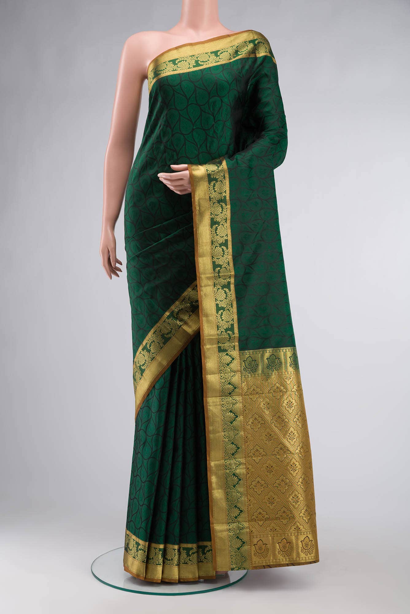 Green Kanchipuram Silk Saree