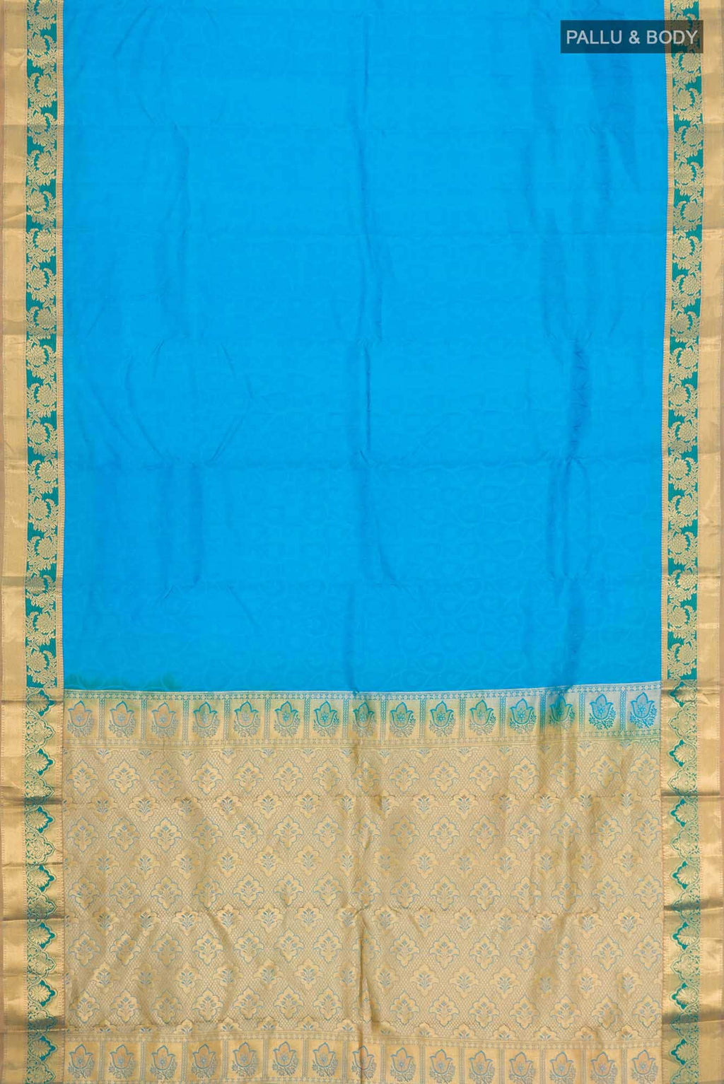Blue Kanchipuram Silk Saree
