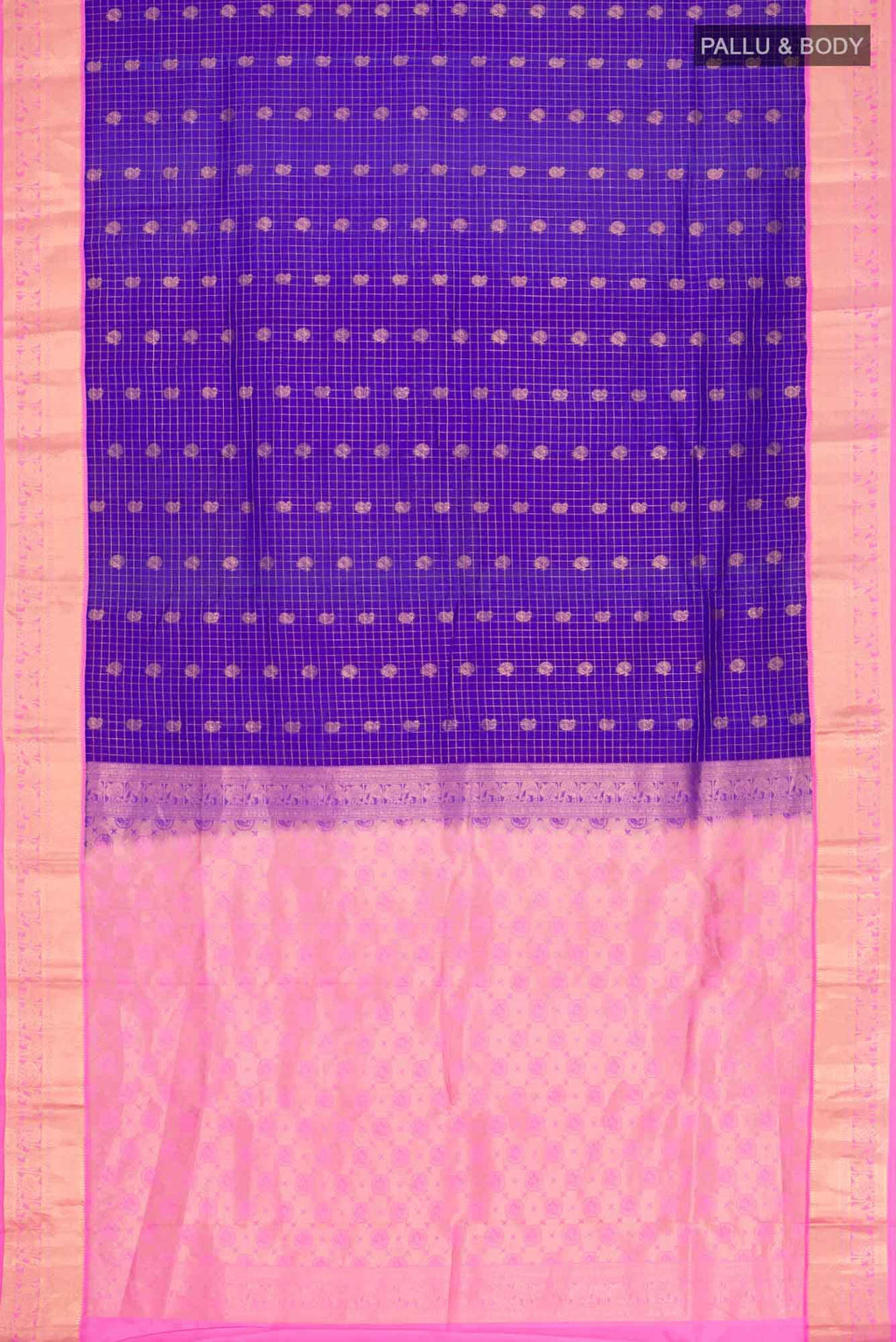 Blue Kanchipuram Silk Saree