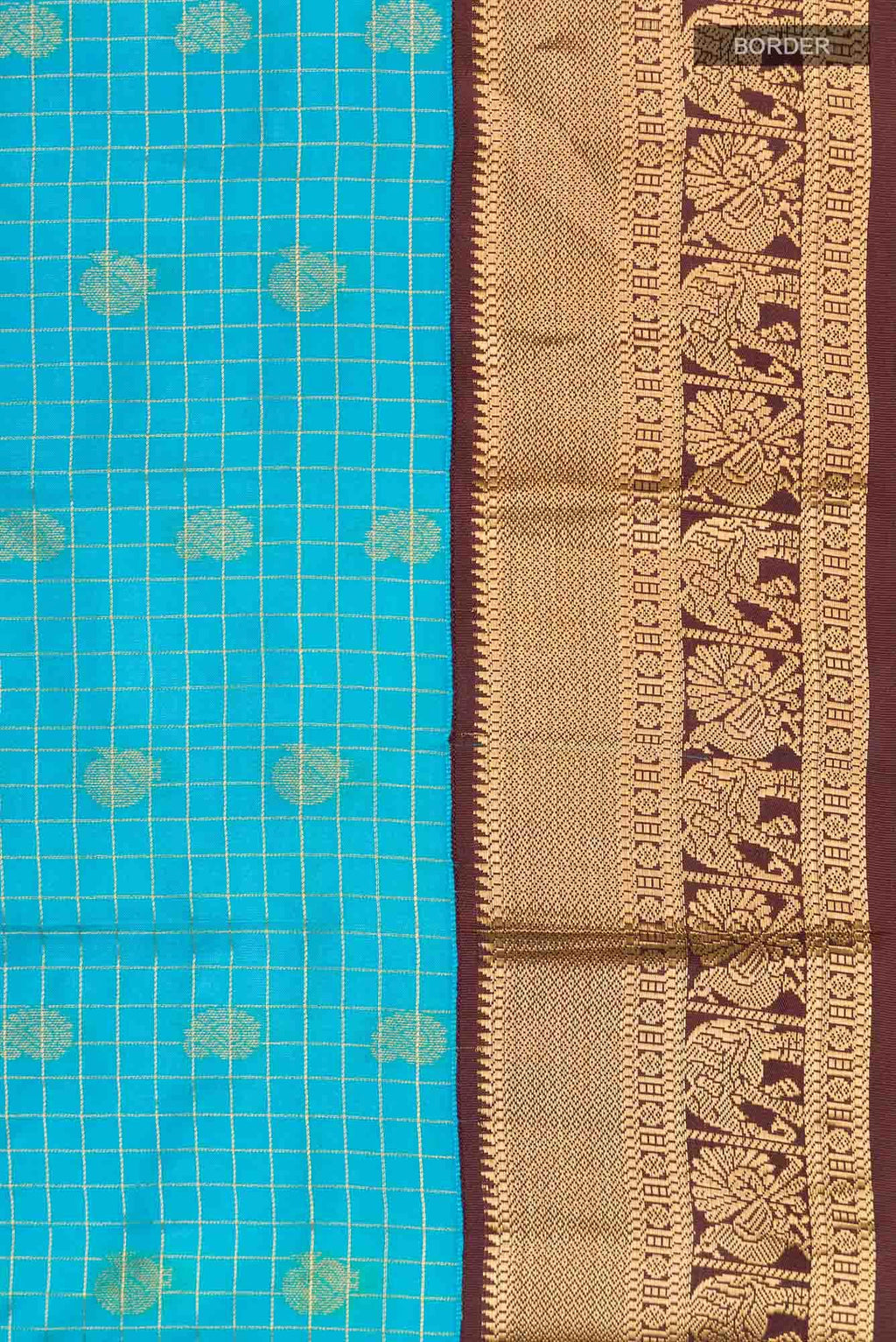 Blue Kanchipuram Silk Saree