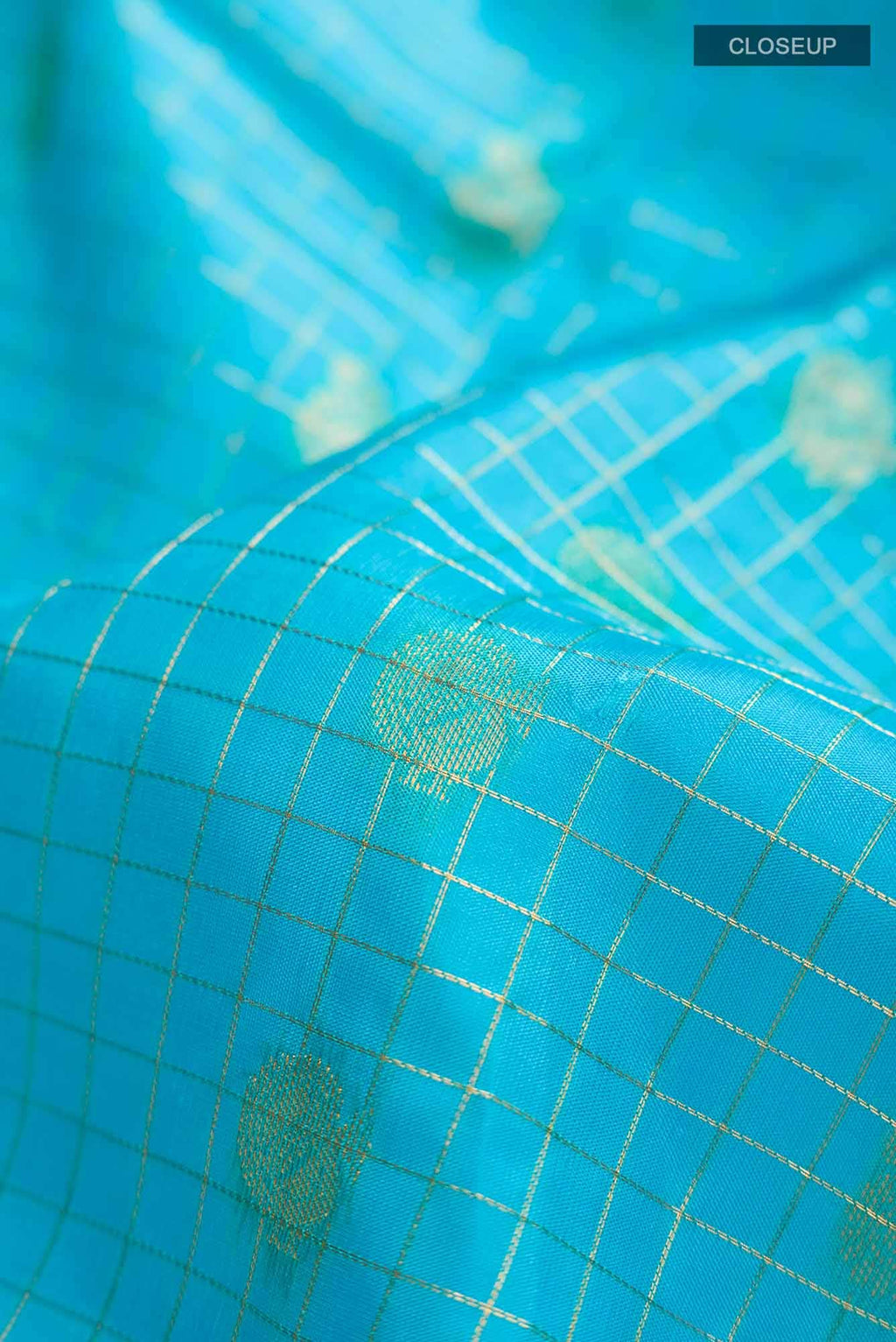 Blue Kanchipuram Silk Saree