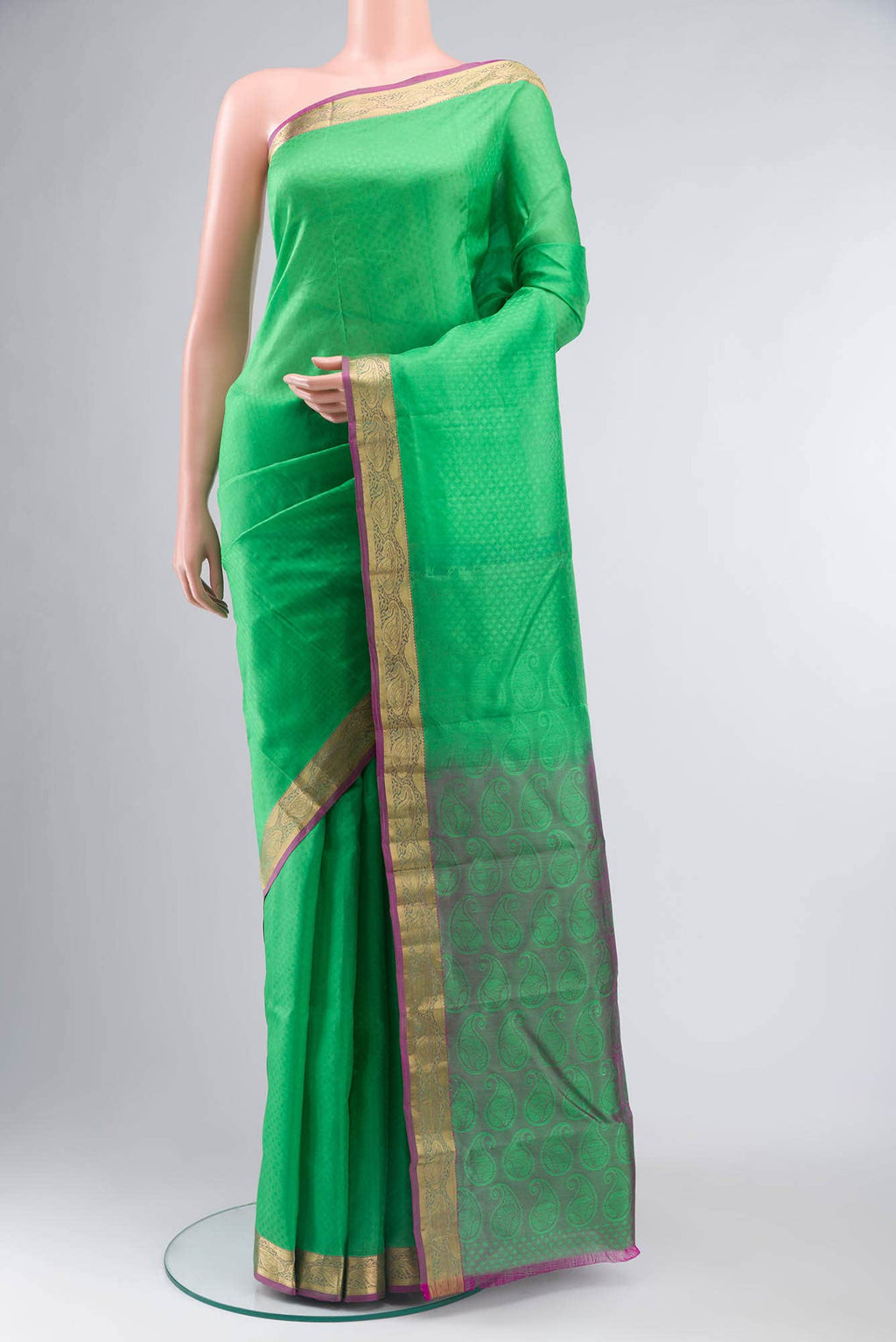Green Kanchipuram Silk Saree