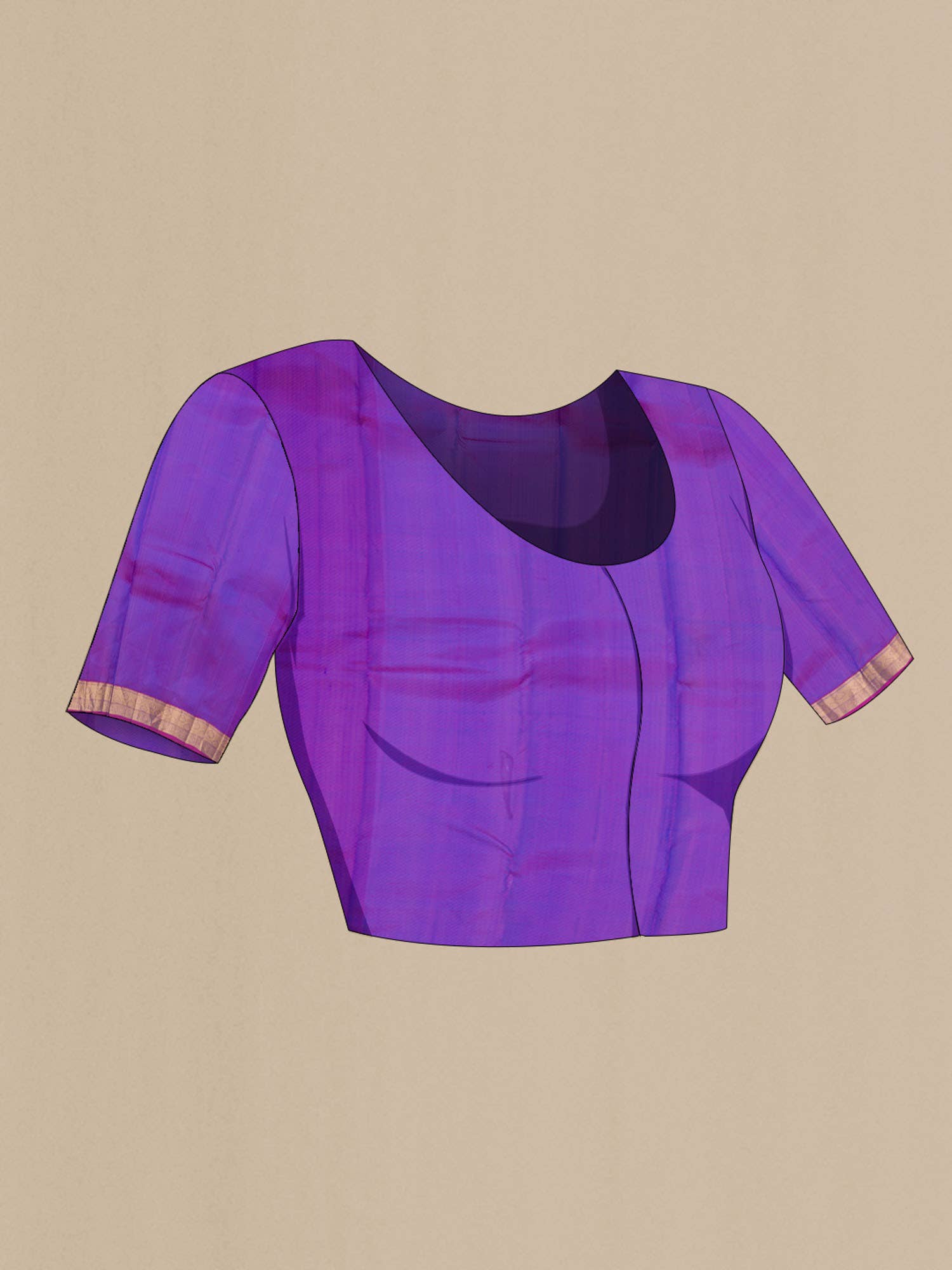 Blue Kanchipuram Silk Saree