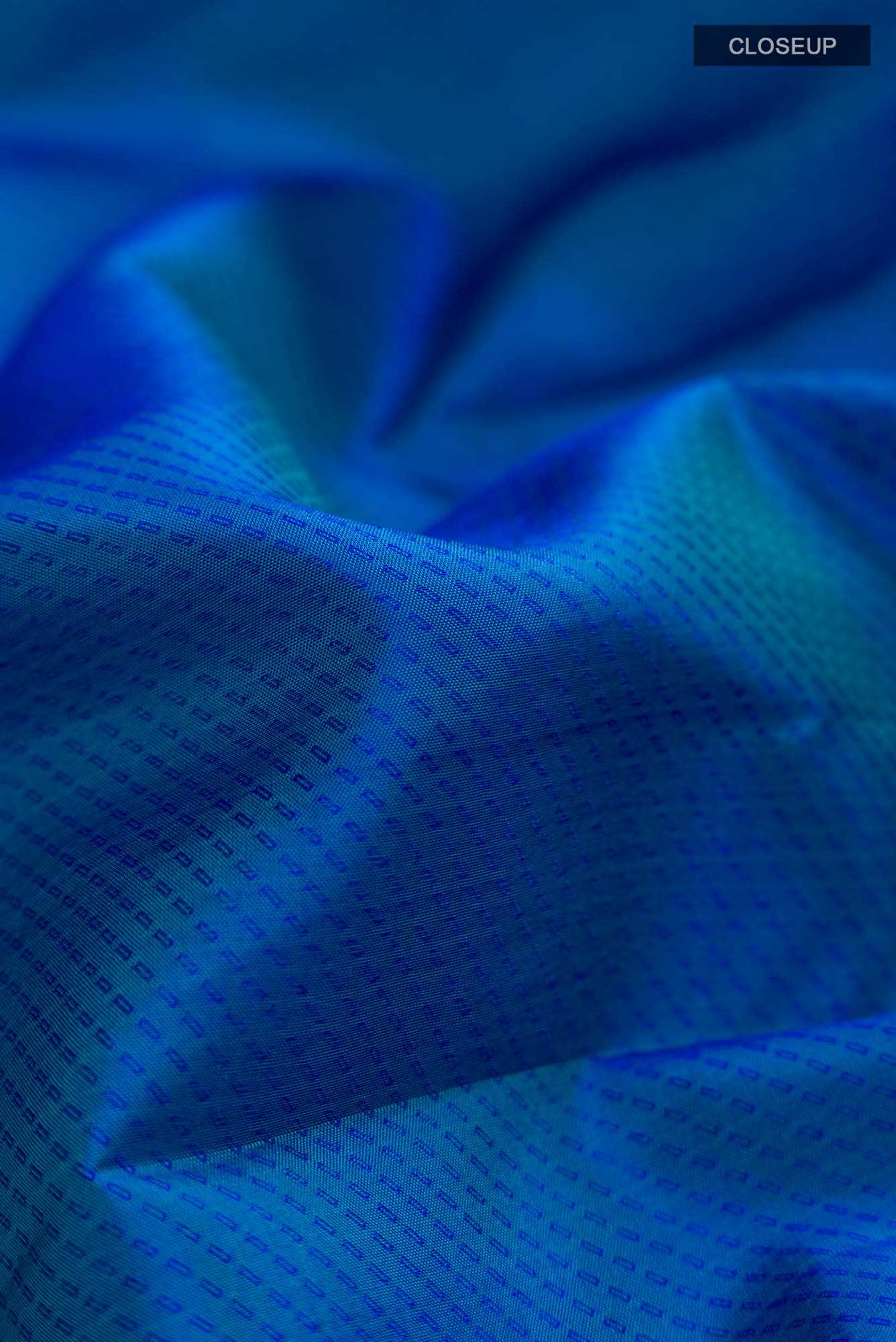 Blue Kanchipuram Silk Saree
