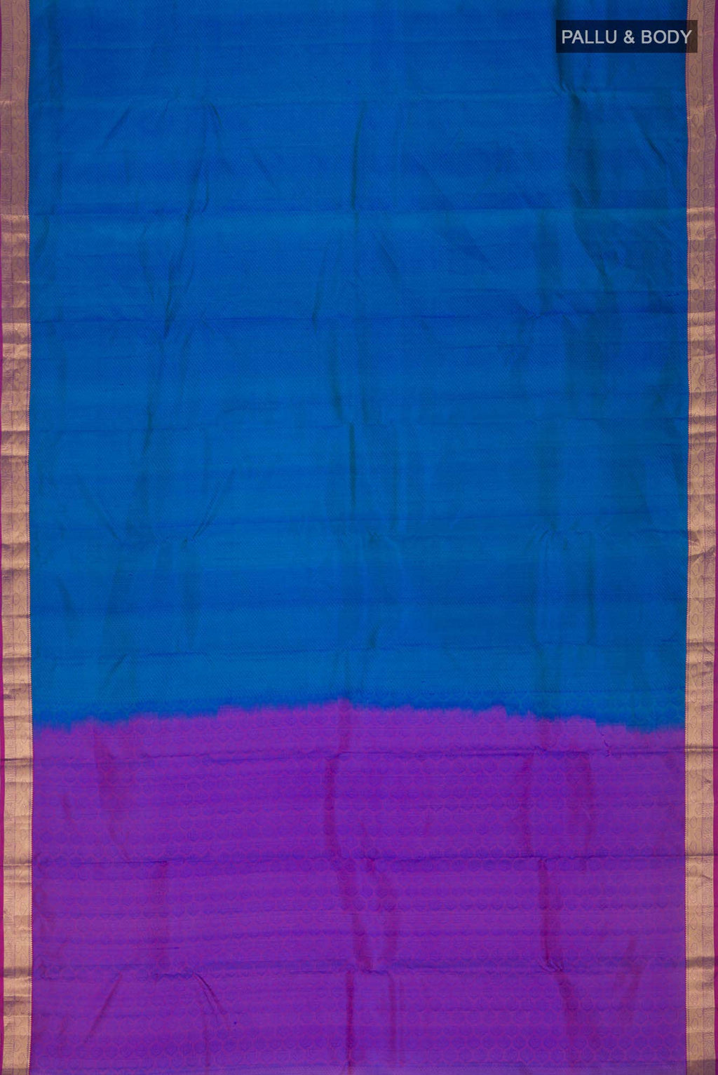 Blue Kanchipuram Silk Saree