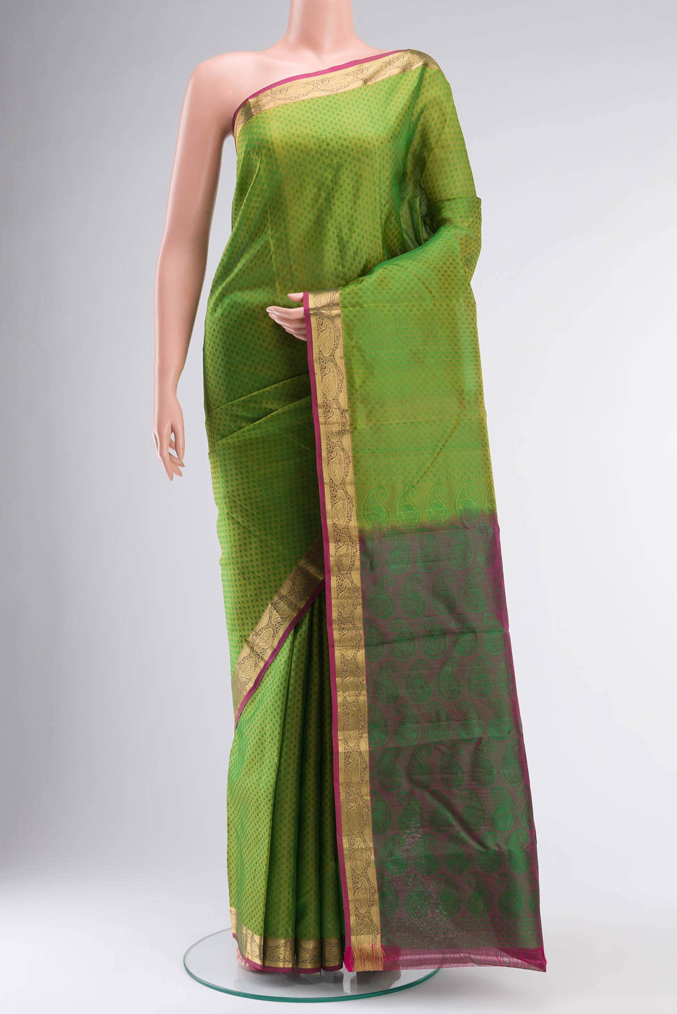 Green Kanchipuram Silk Saree