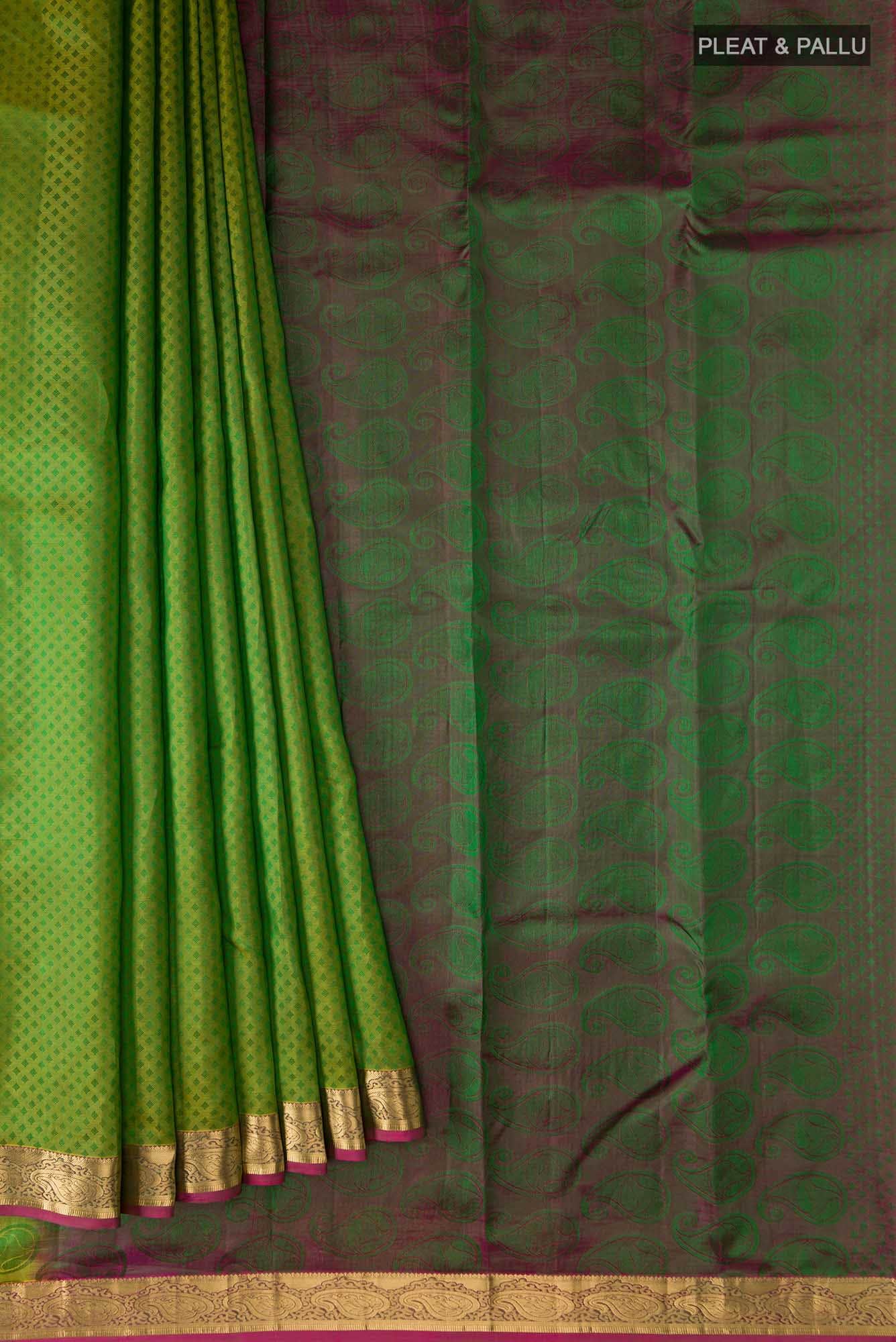 Green Kanchipuram Silk Saree