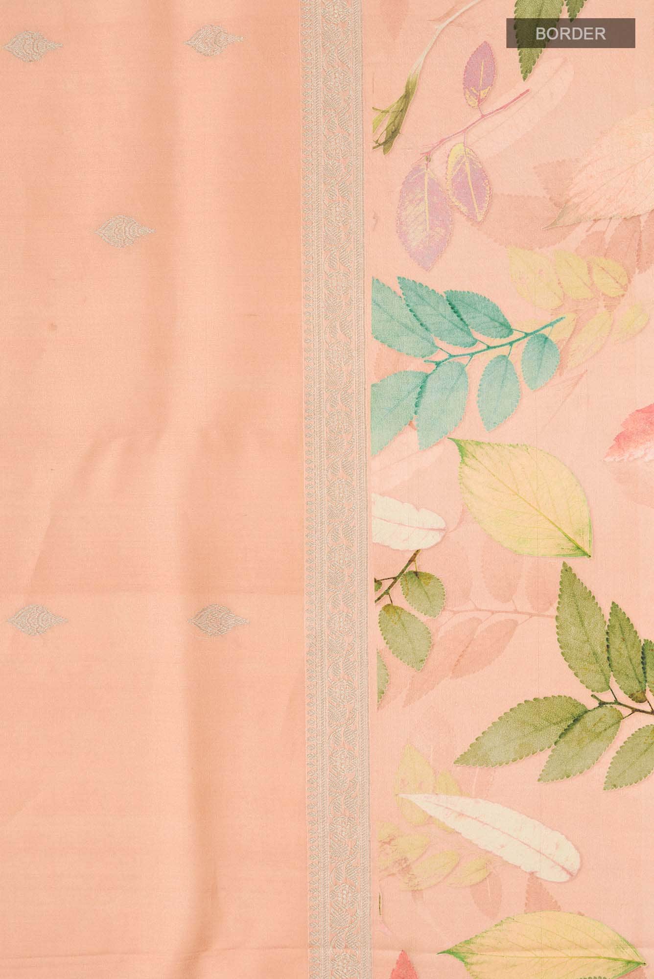 Sandal Bhagalpuri Tussar Silk Saree