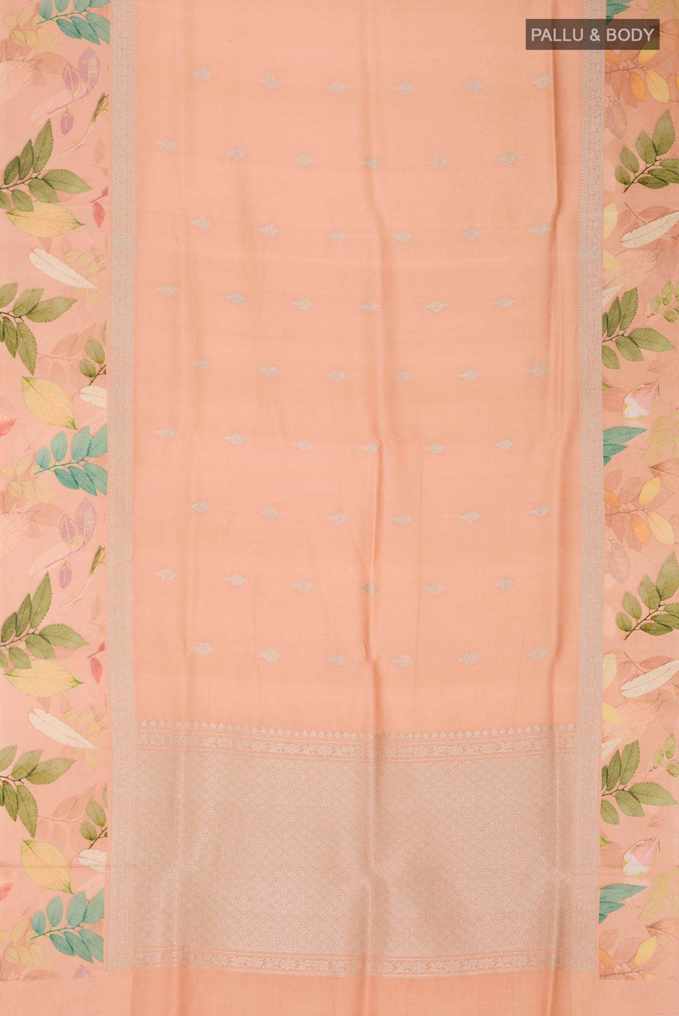 Sandal Bhagalpuri Tussar Silk Saree