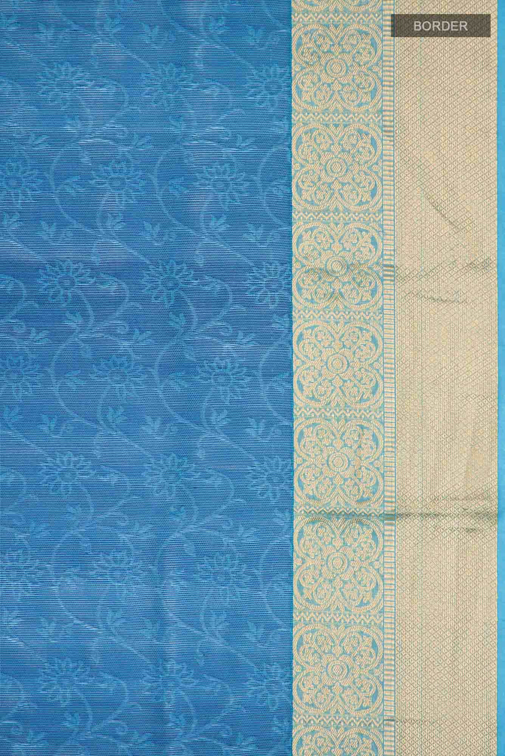 Blue Silk Cotton Saree
