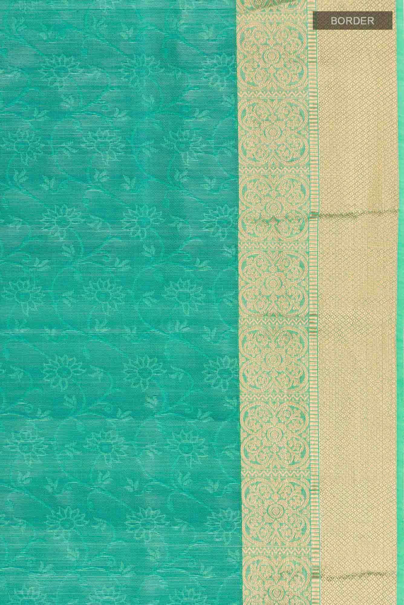 Green Silk Cotton Saree