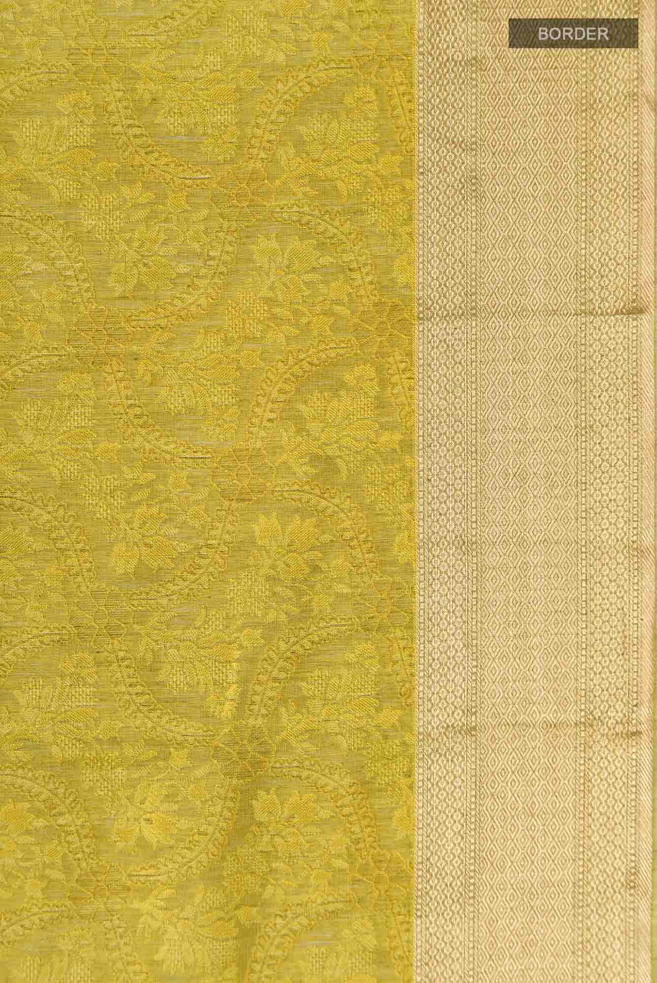 Green Silk Cotton Saree