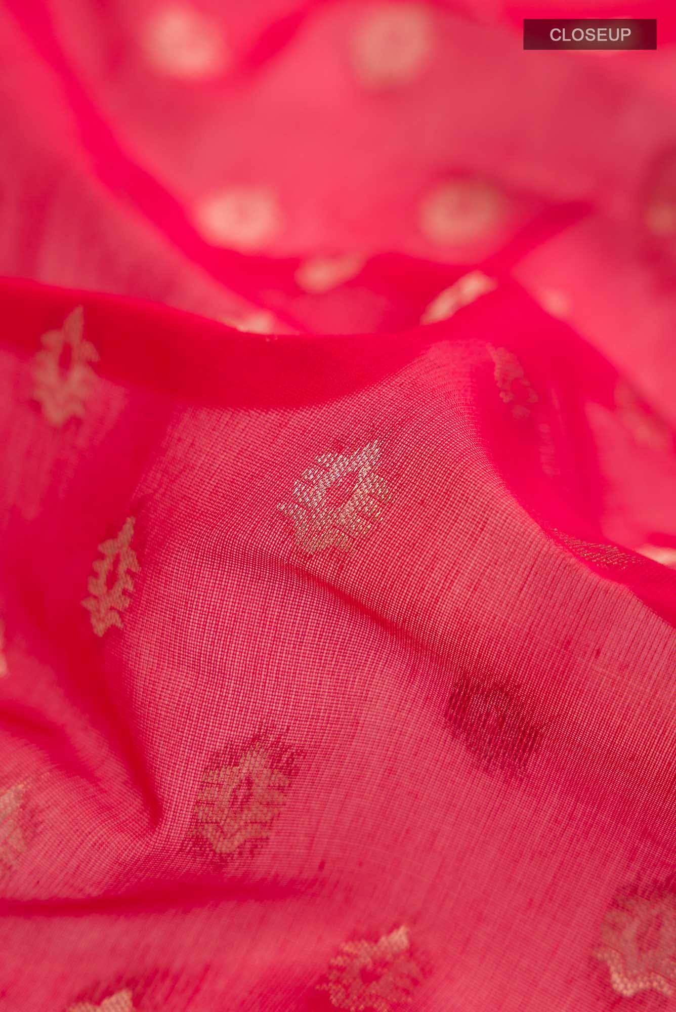 Red Silk Cotton Saree