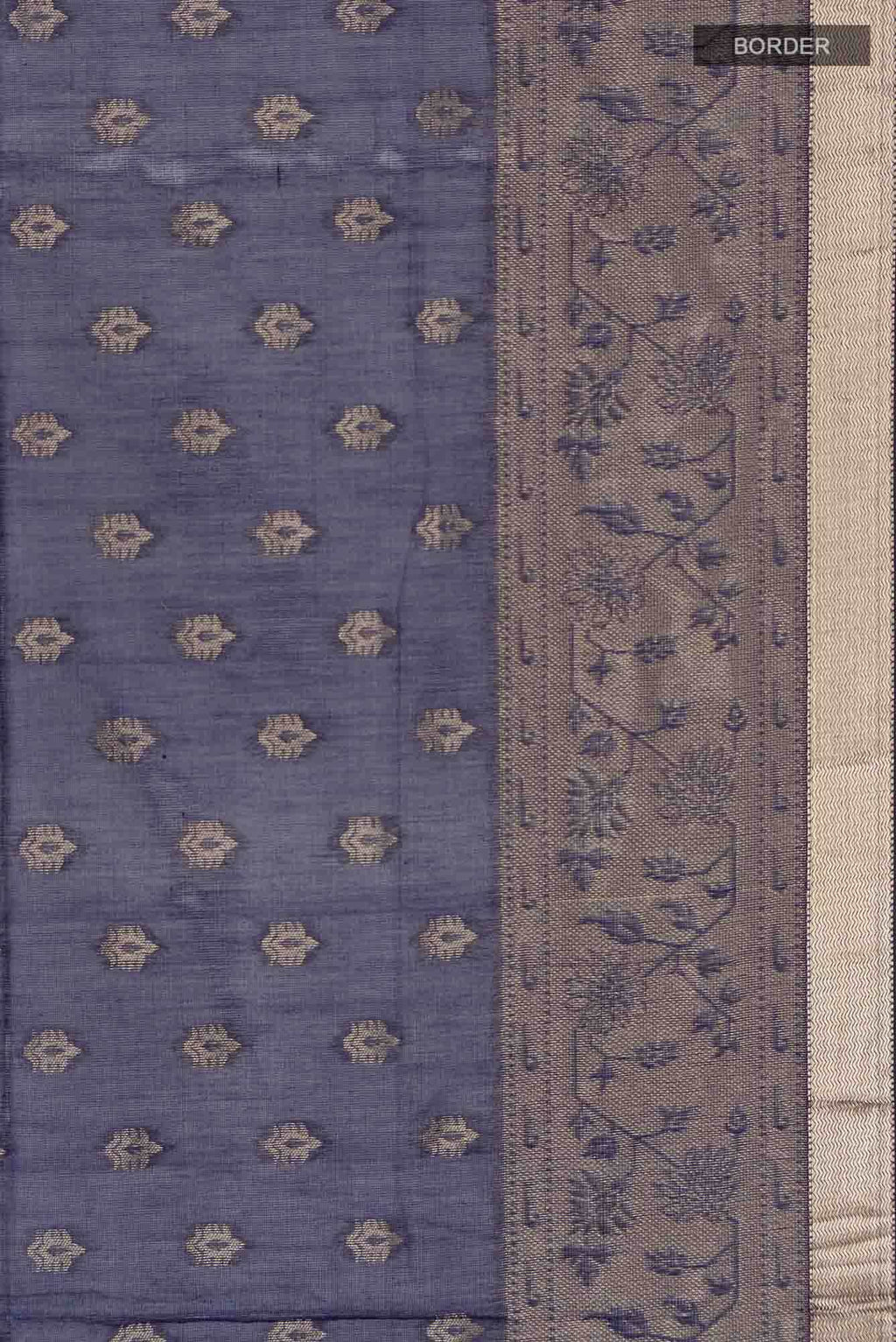 Blue Silk Cotton Saree