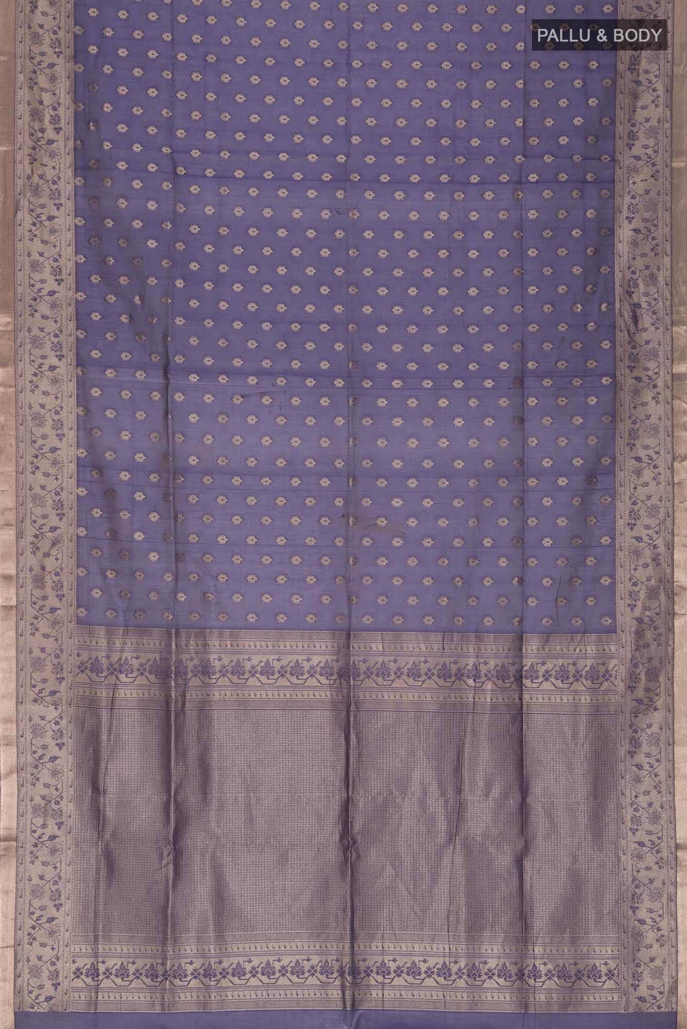 Blue Silk Cotton Saree
