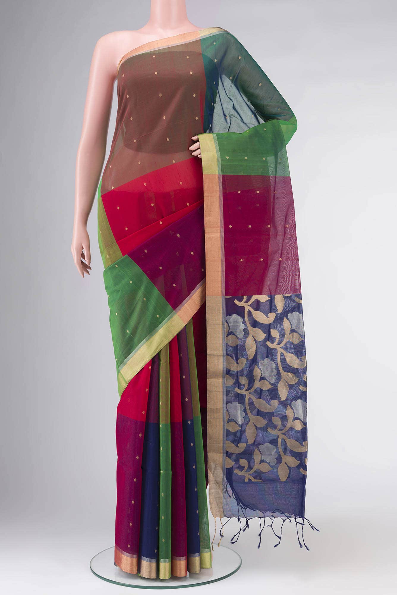 Multi Silk Cotton Saree