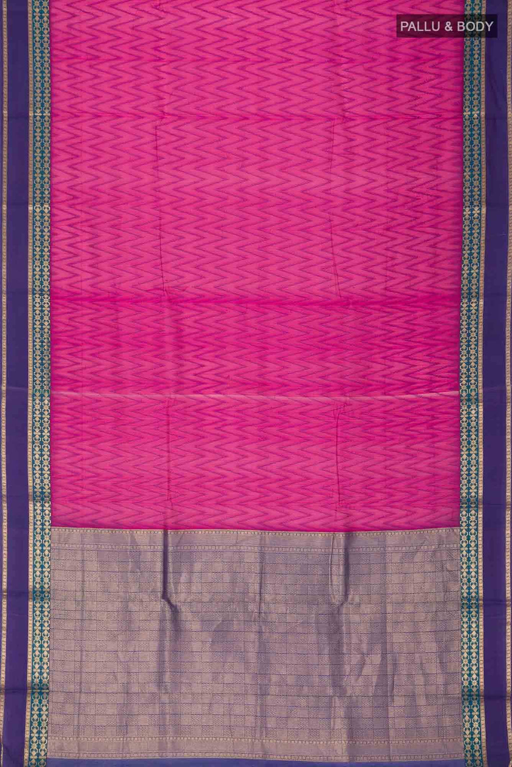 Pink Silk Cotton Saree