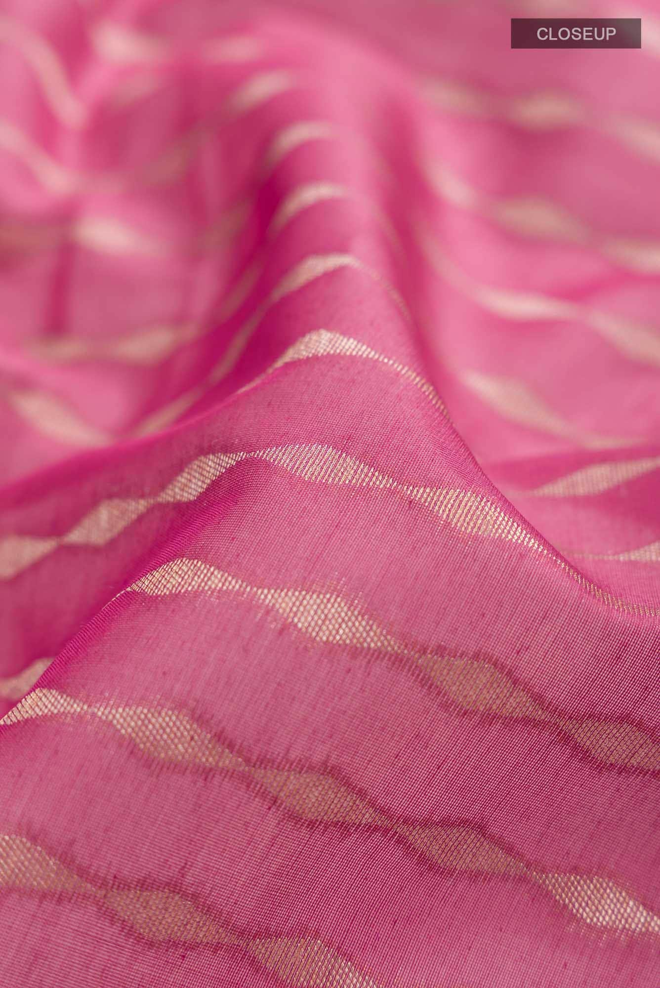 Pink Silk Cotton Saree