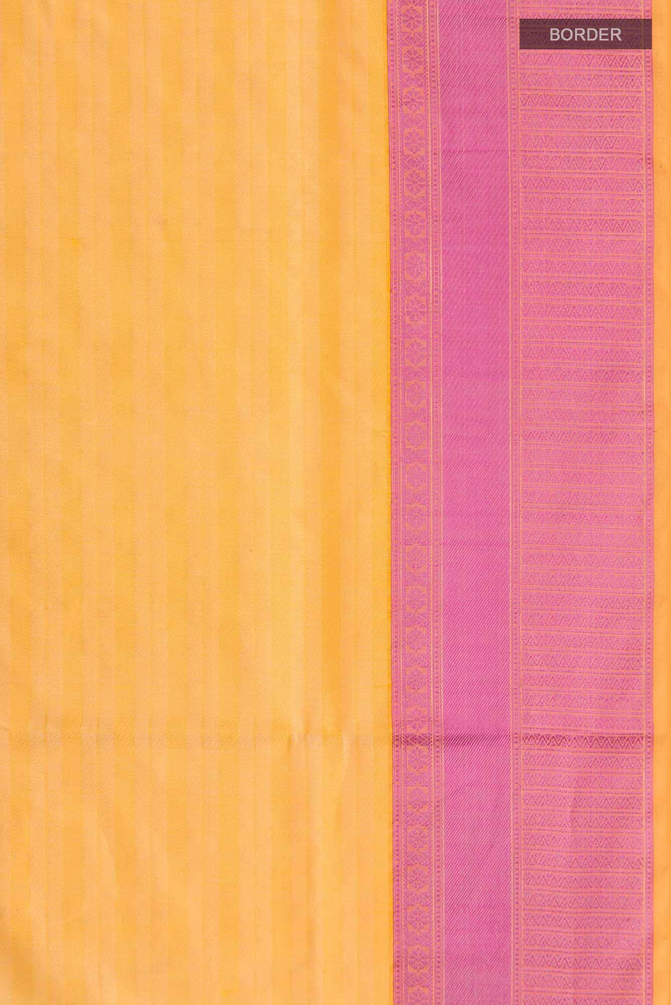 Yellow Silk Cotton Saree