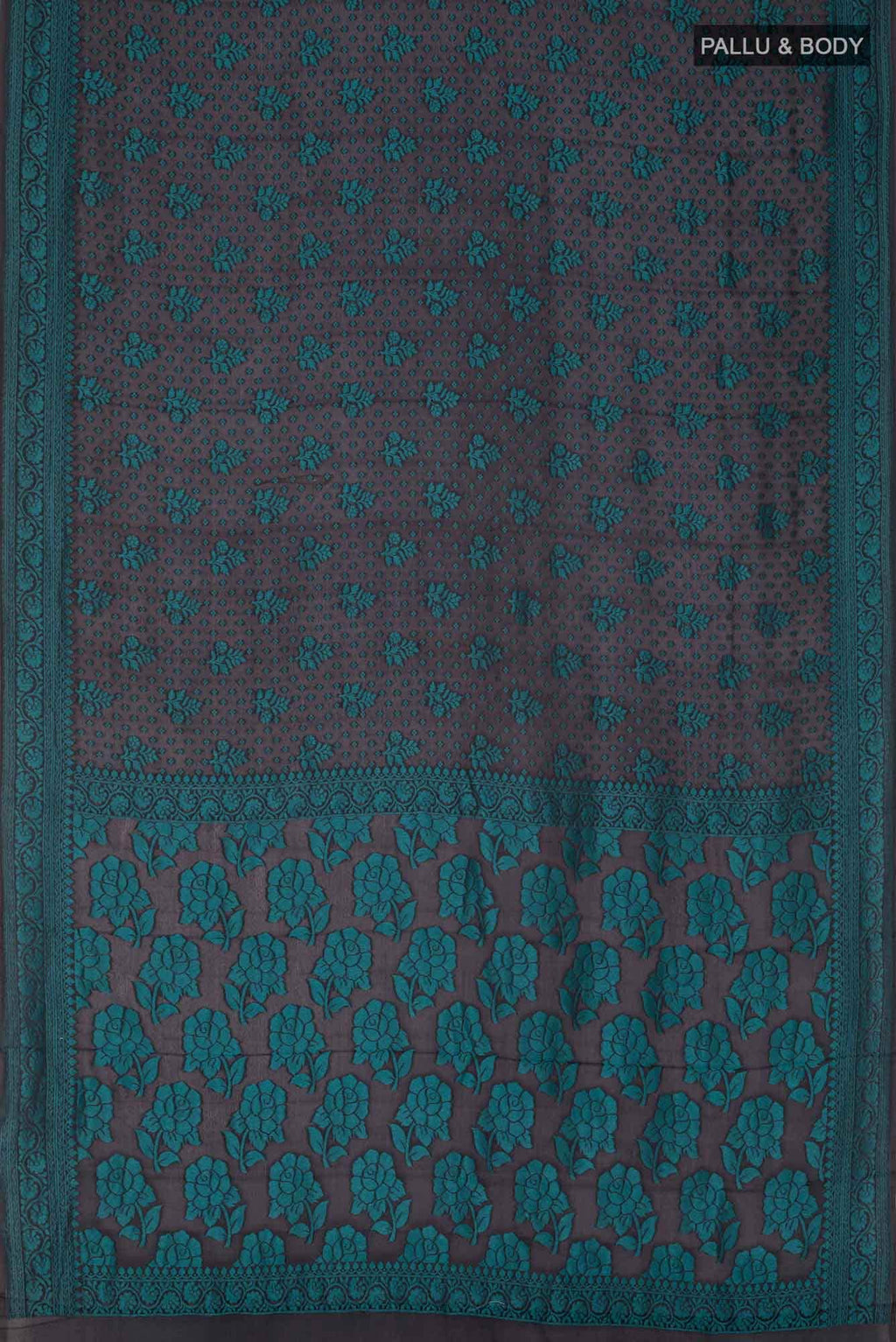 Beige Blended Banarasi Georgette Saree