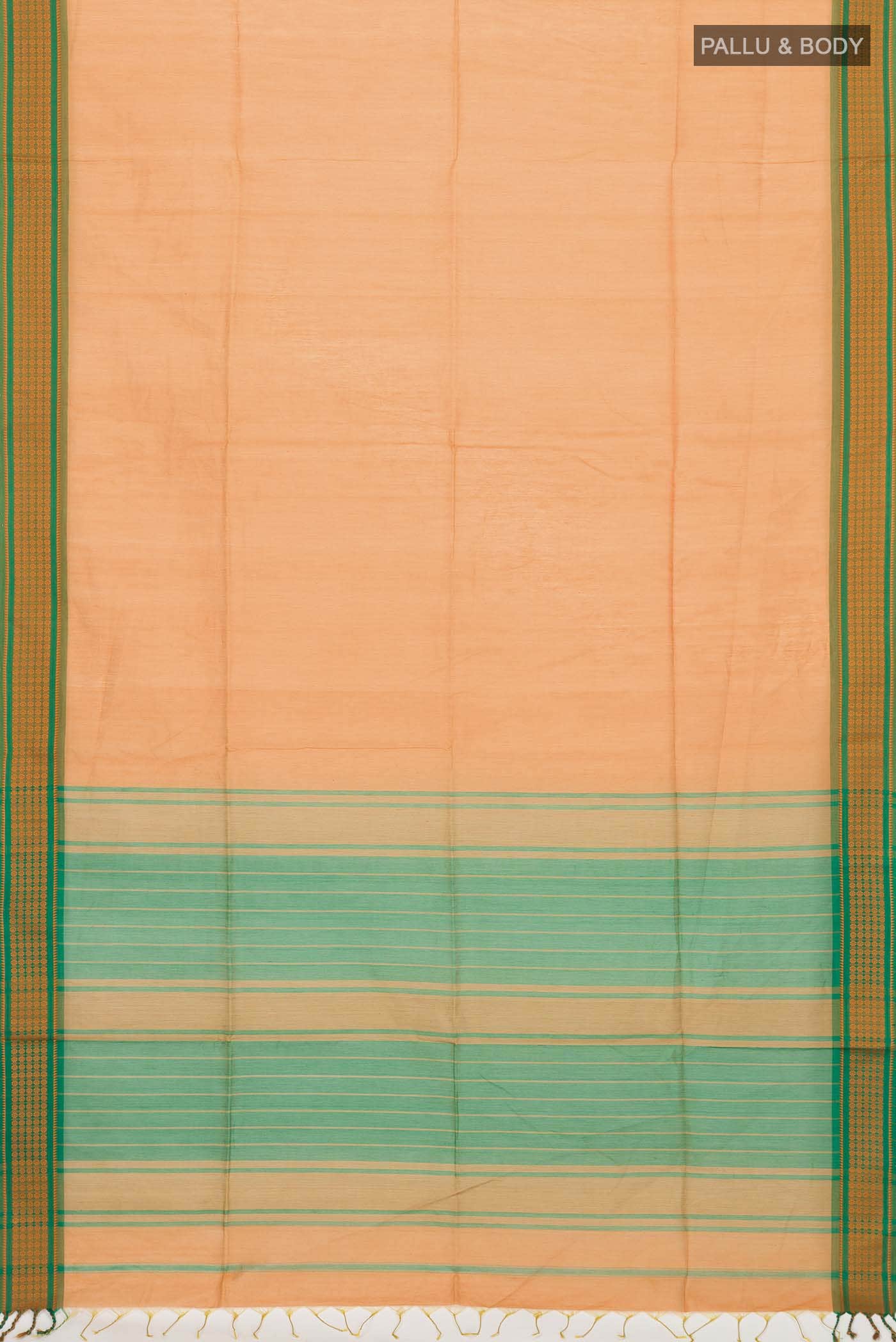 Mustard Maheshwari Silk Cotton Saree