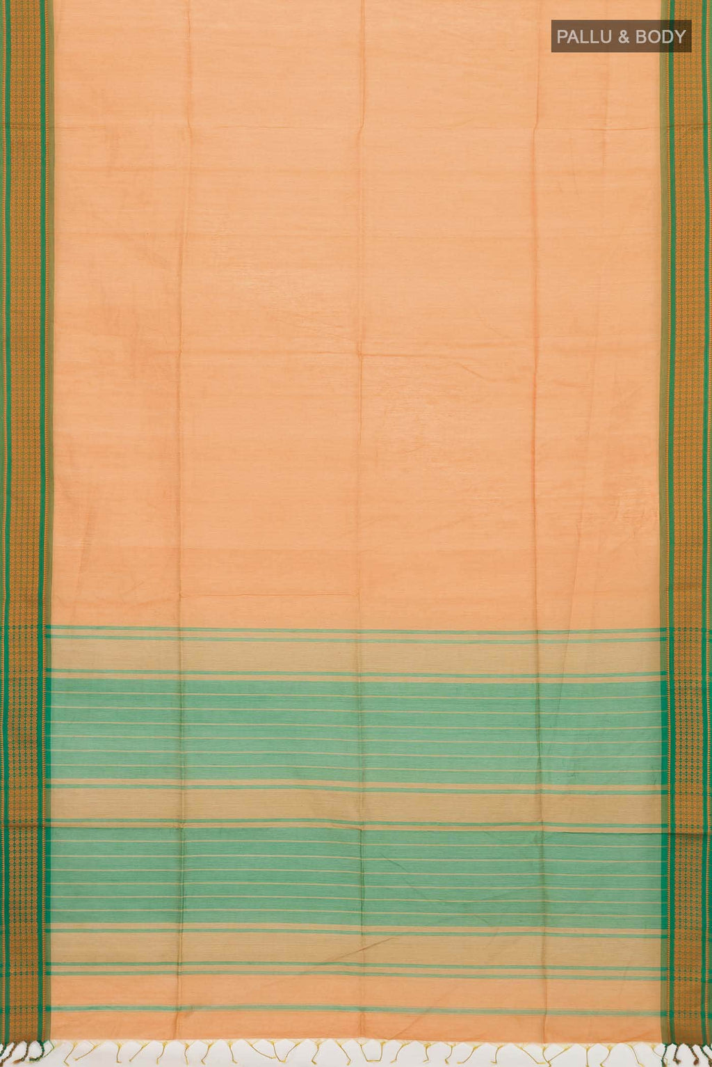 Mustard Maheshwari Silk Cotton Saree