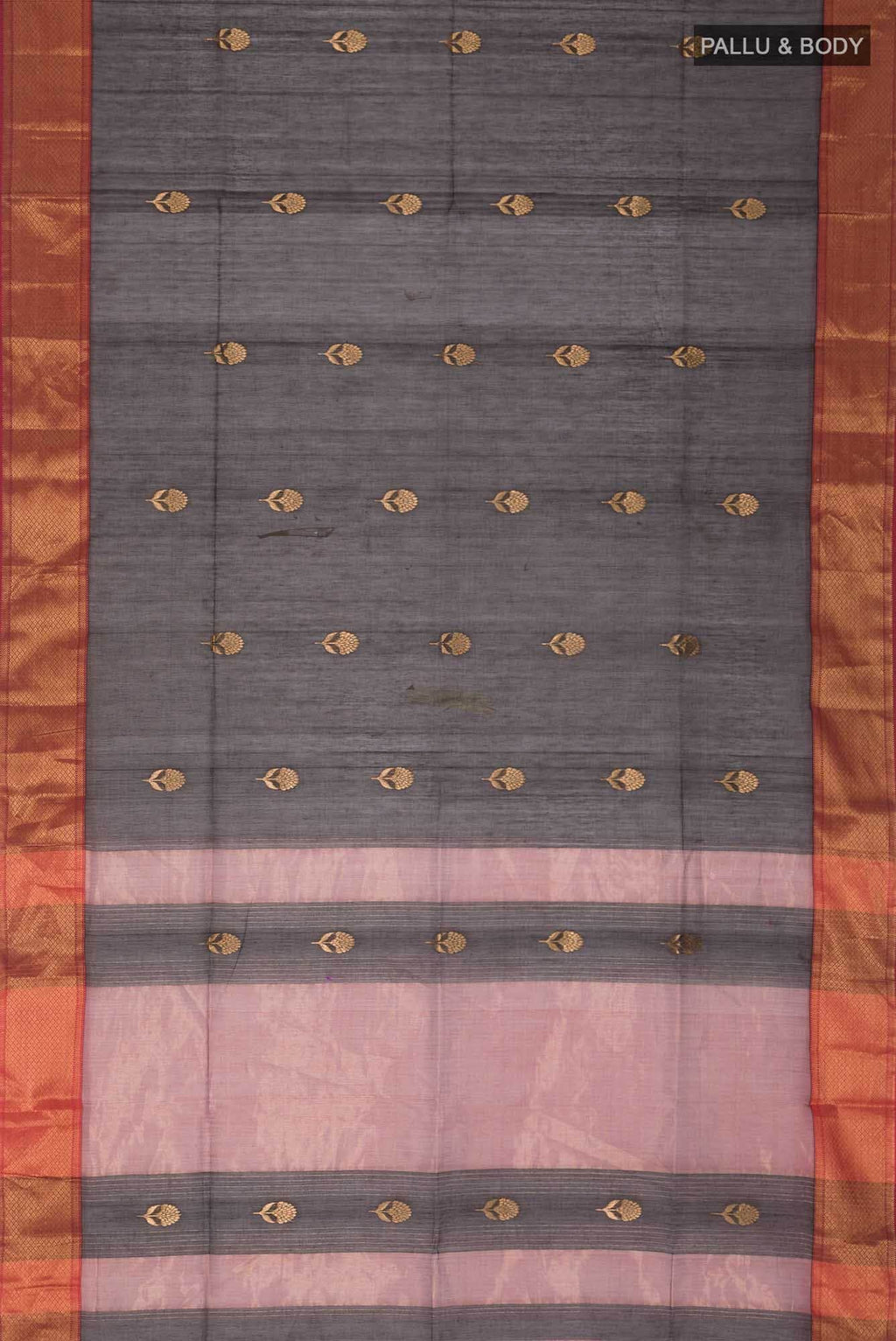 Black Maheshwari Silk Cotton Saree