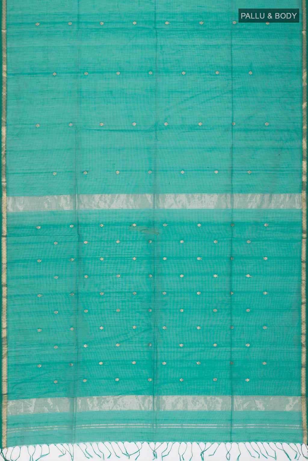 Green Maheshwari Silk Cotton Saree