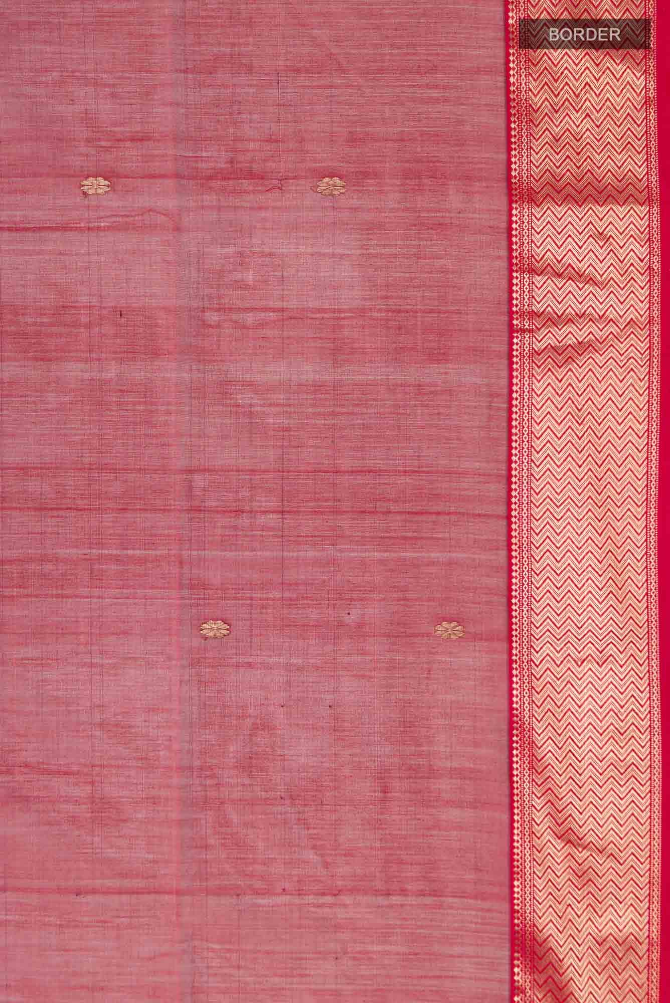 Maroon Maheshwari Silk Cotton Saree