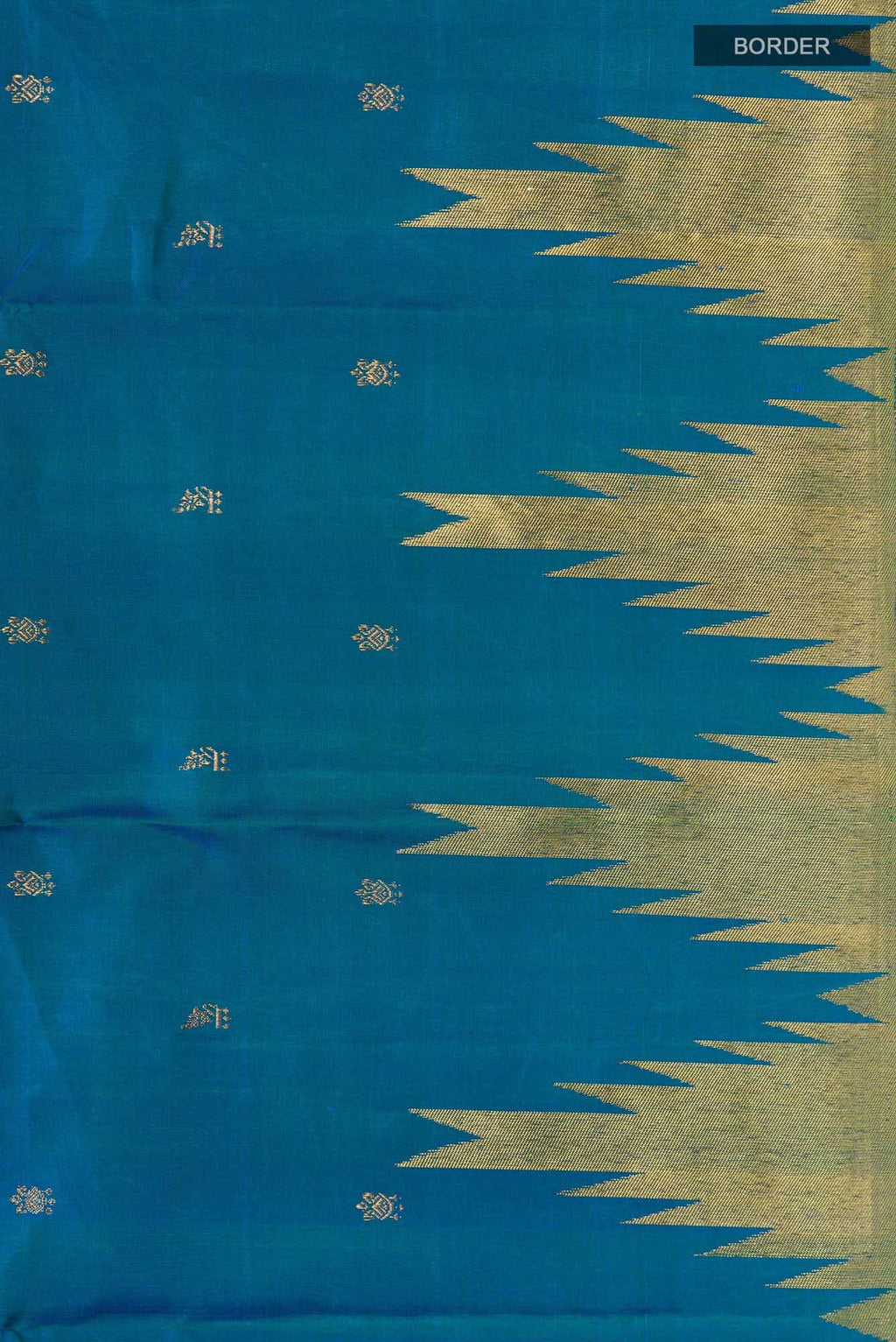 Blue Kanchipuram Silk Saree