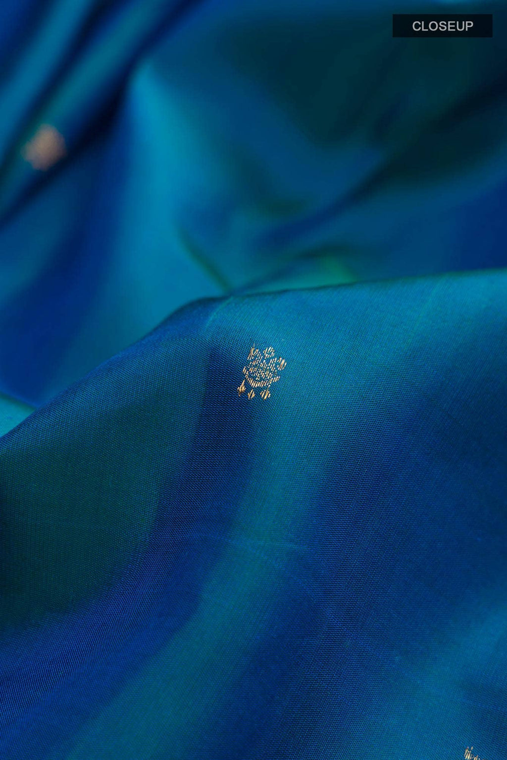 Blue Kanchipuram Silk Saree
