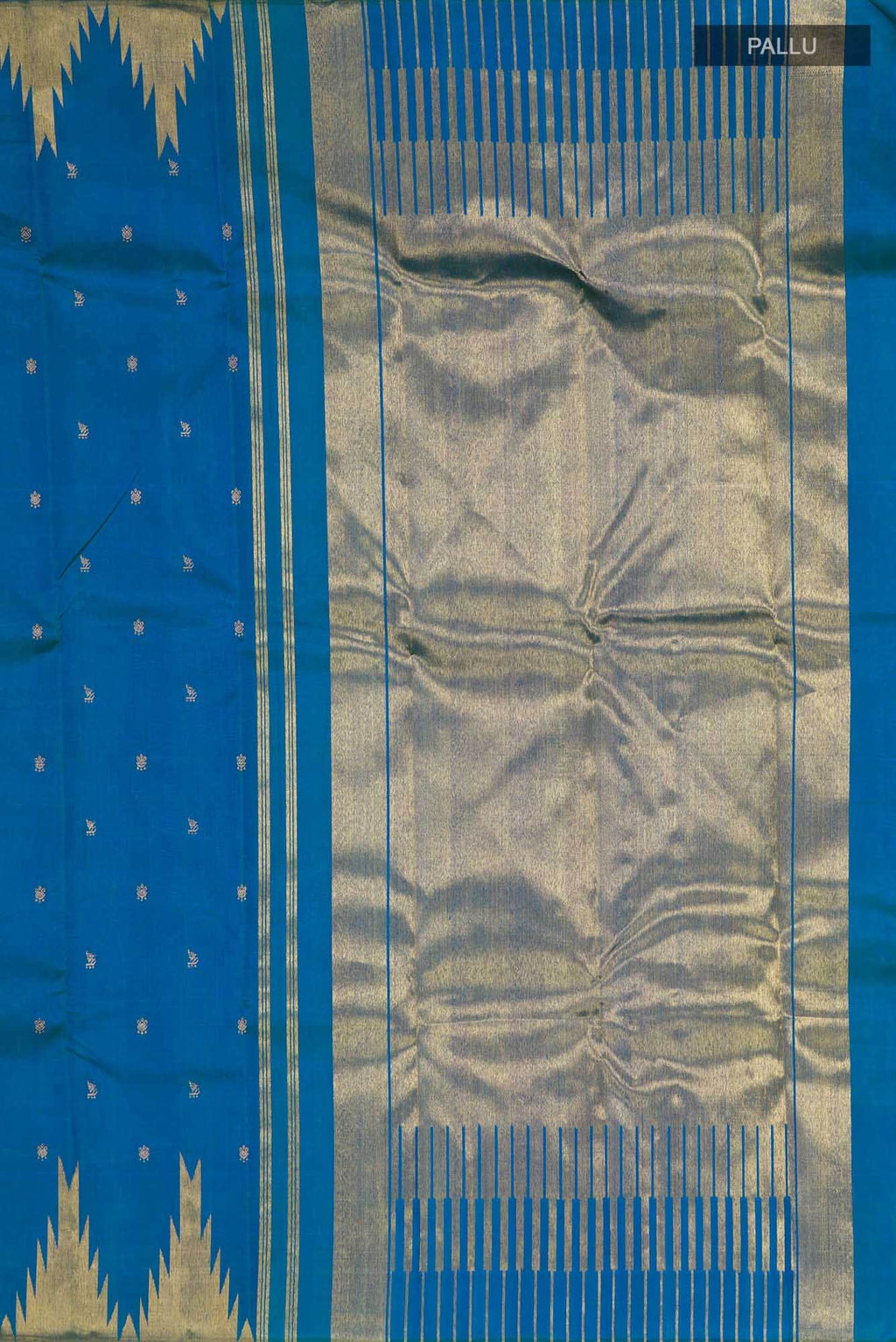 Blue Kanchipuram Silk Saree