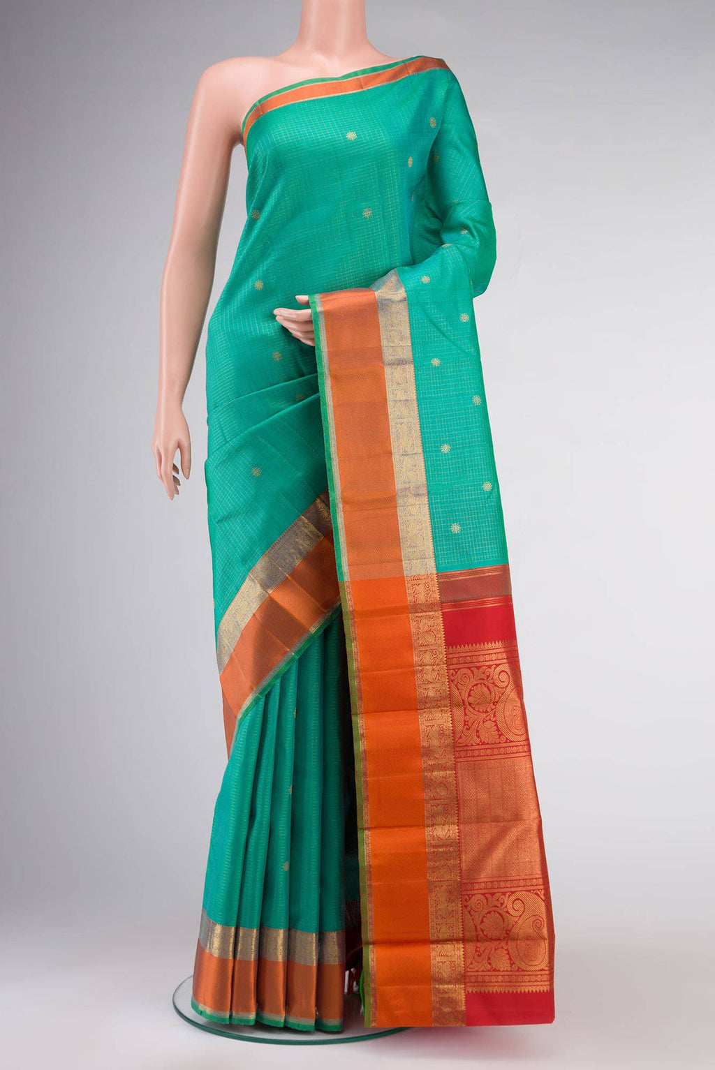 Green Kanchipuram Silk Saree