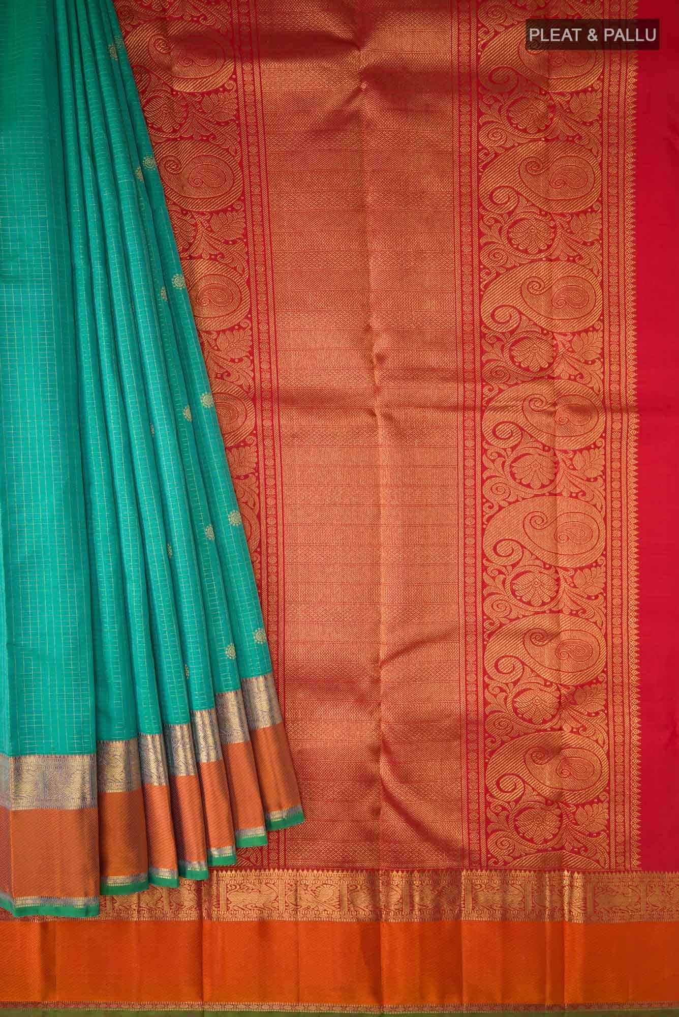 Green Kanchipuram Silk Saree