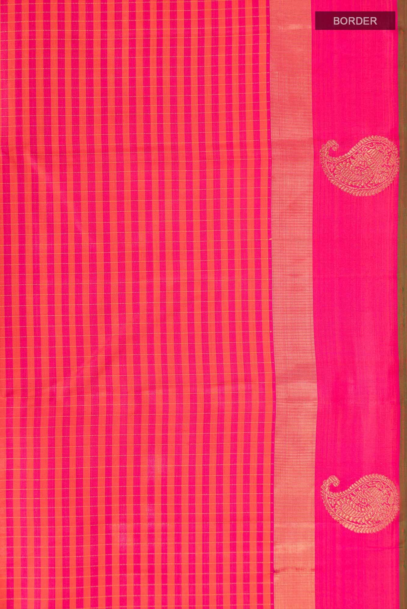 Pure Silk Pure Zari Multi Kanchipuram Saree