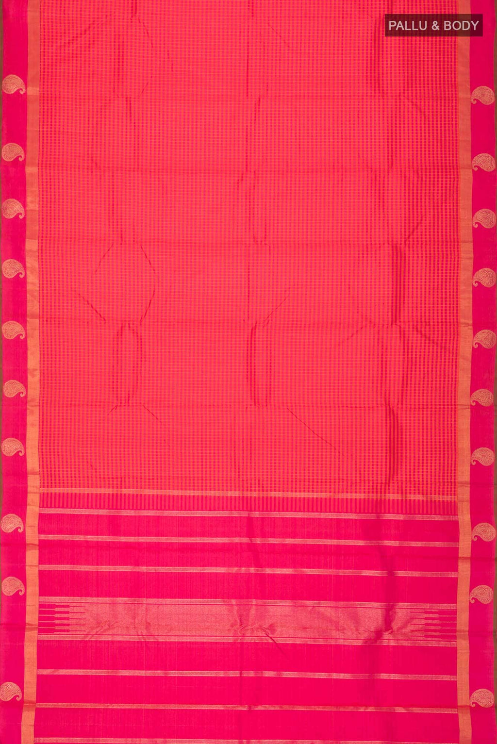 Pure Silk Pure Zari Multi Kanchipuram Saree