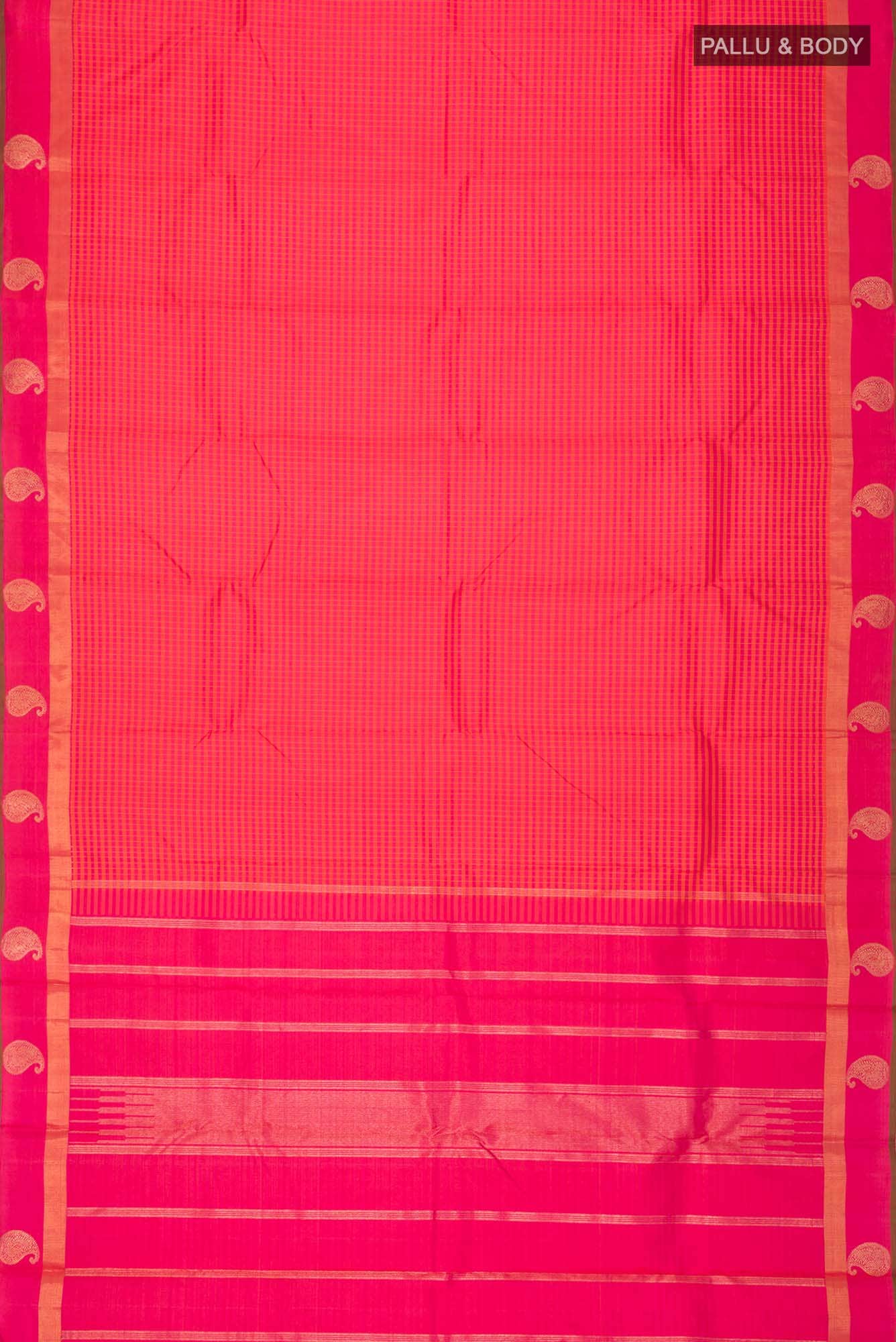 Pure Silk Pure Zari Multi Kanchipuram Saree
