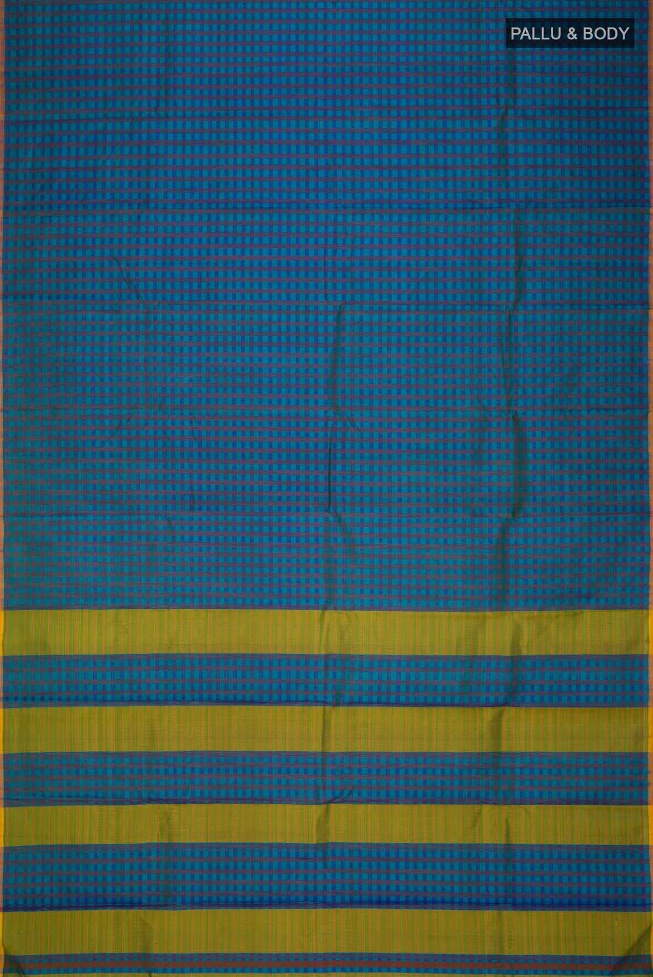 Blue Kanchipuram Silk Saree