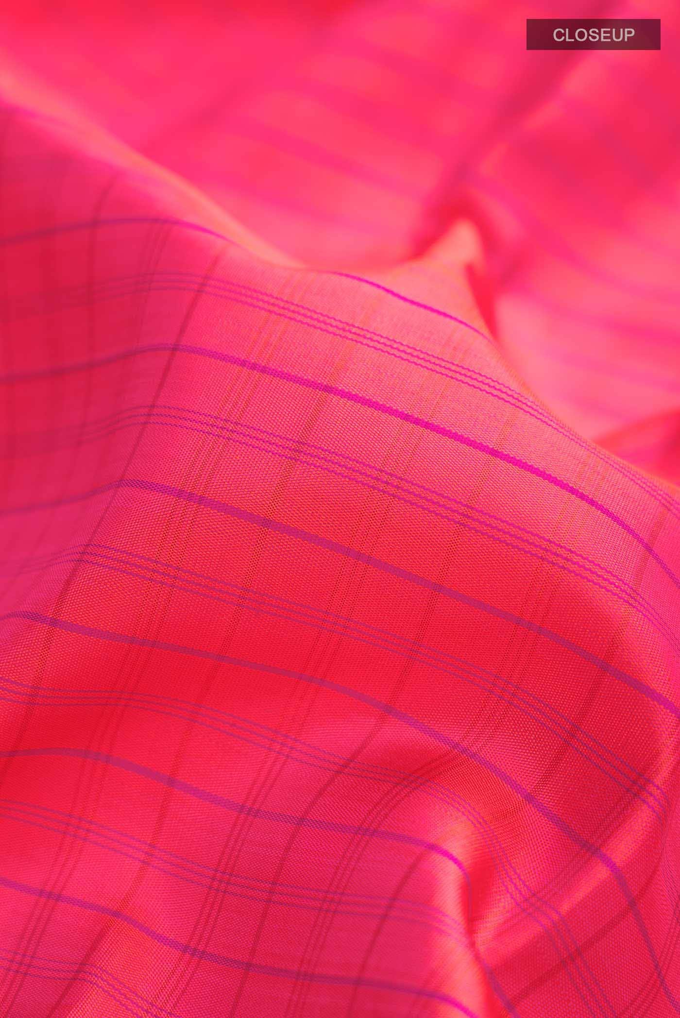 Pink Kanchipuram Silk Saree